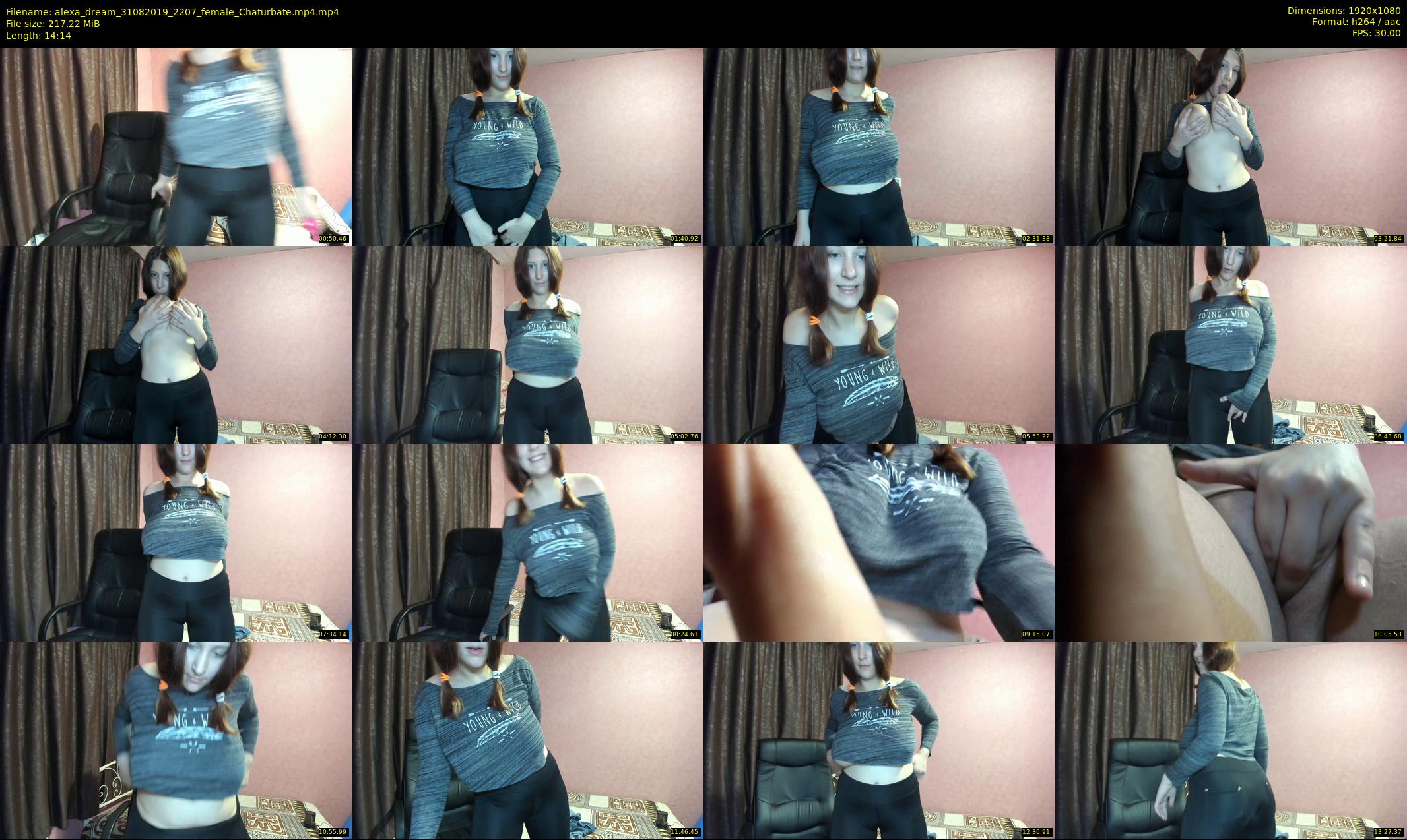 alexa_dream — 15 minute Chaturbate female cam show recording, 1080p, Aug 31, 2019