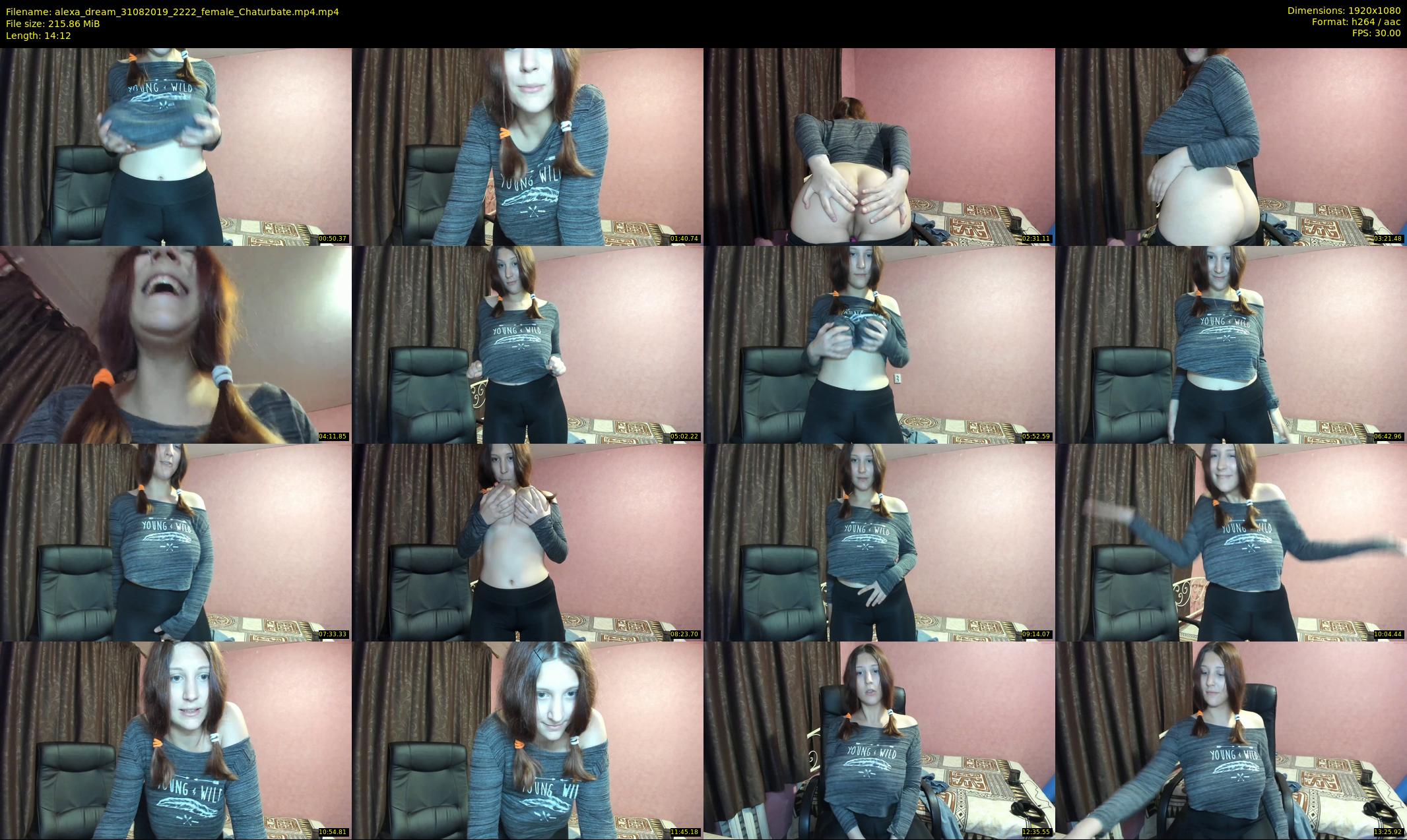 alexa_dream — 15 minute Chaturbate female cam show recording, 1080p, Aug 31, 2019