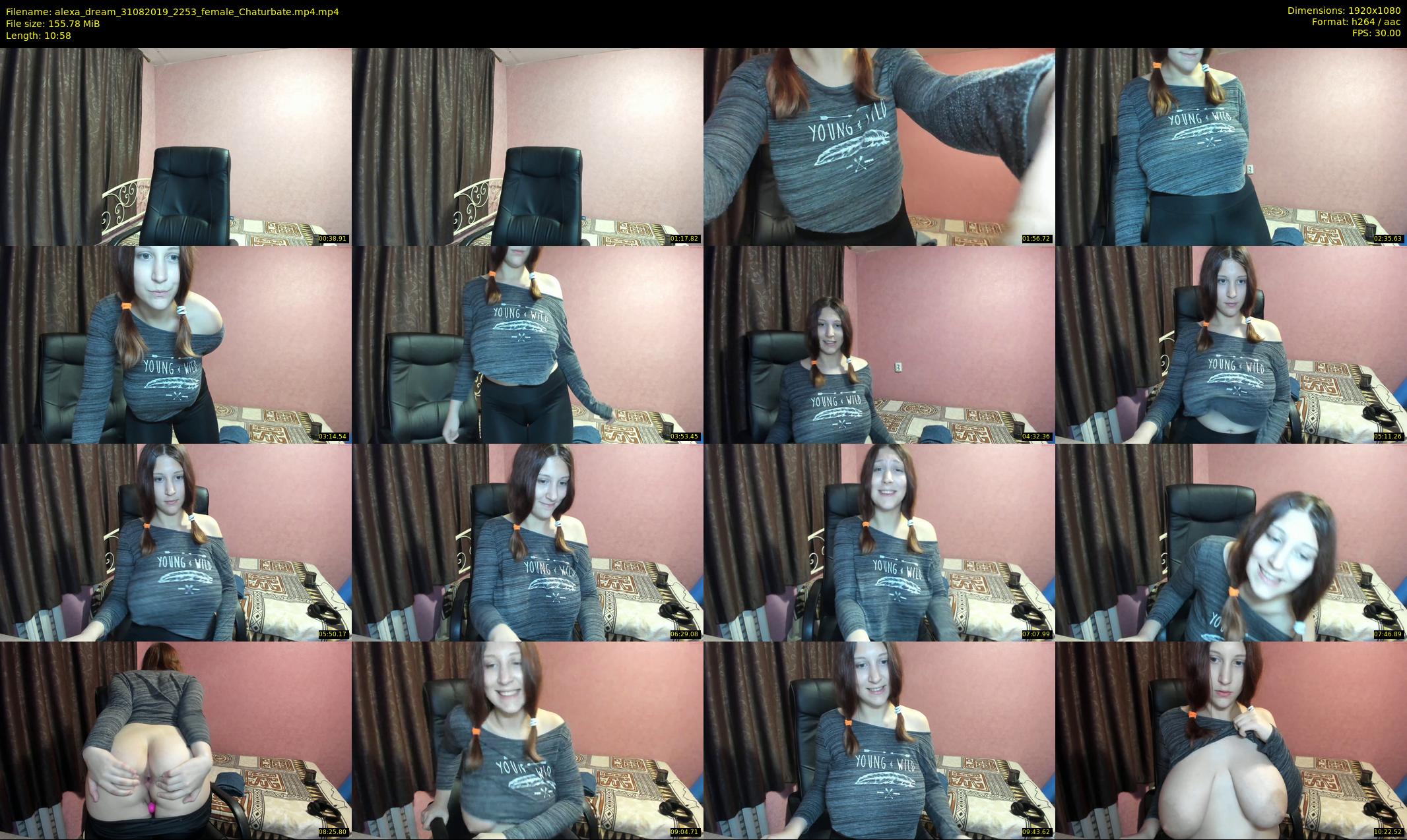 alexa_dream — 11 minute Chaturbate female cam show recording, 1080p, Aug 31, 2019
