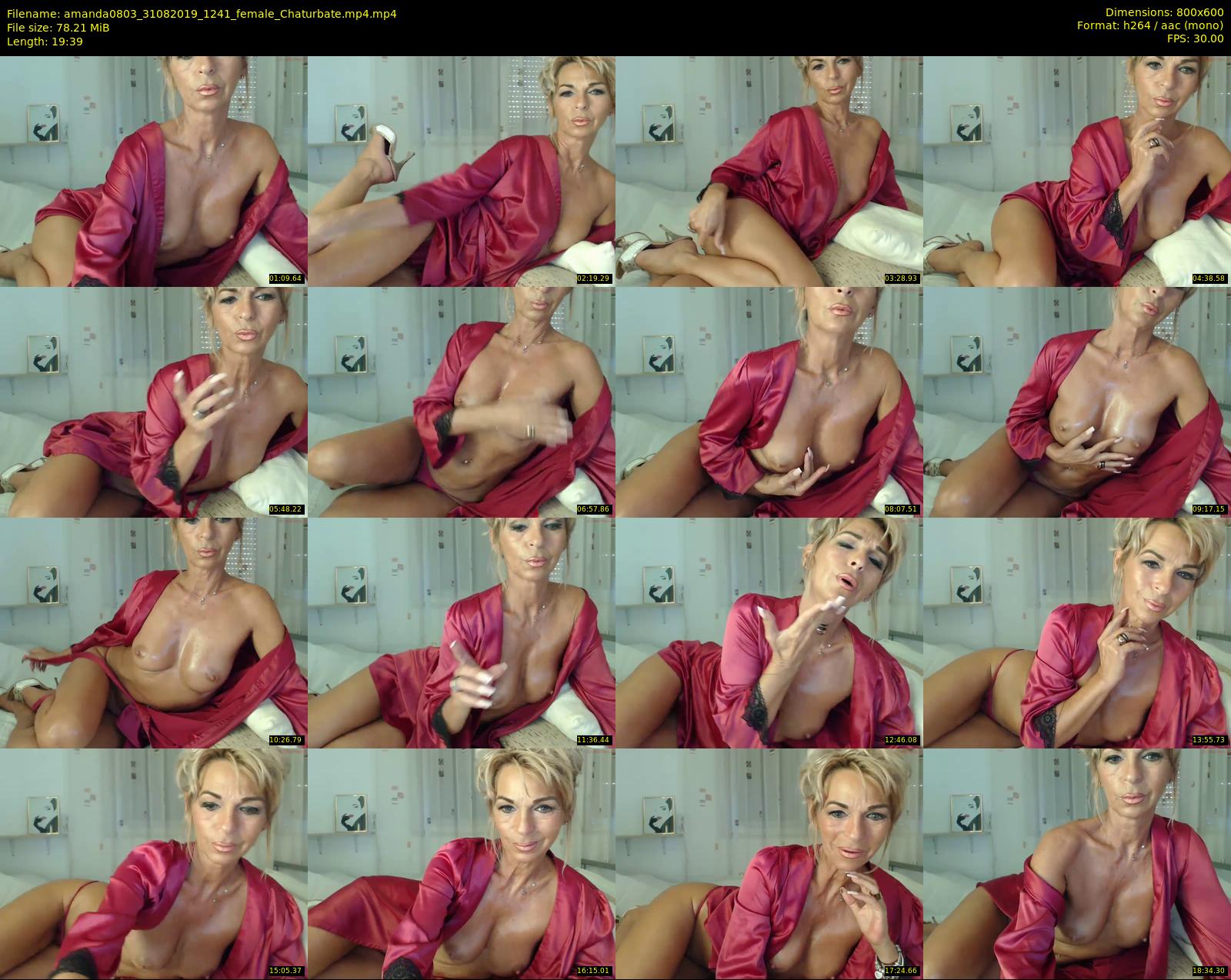 amanda0803 — 20 minute Chaturbate female cam show recording, 480p, Aug 31, 2019
