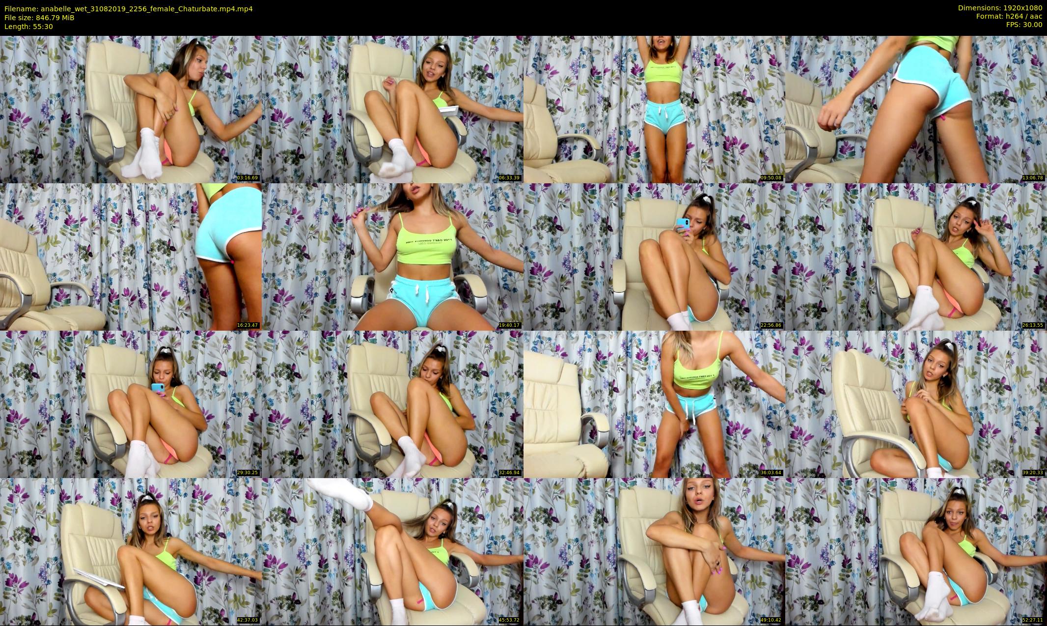 anabelle_wet — 56 minute Chaturbate female cam show recording, 1080p, Aug 31, 2019