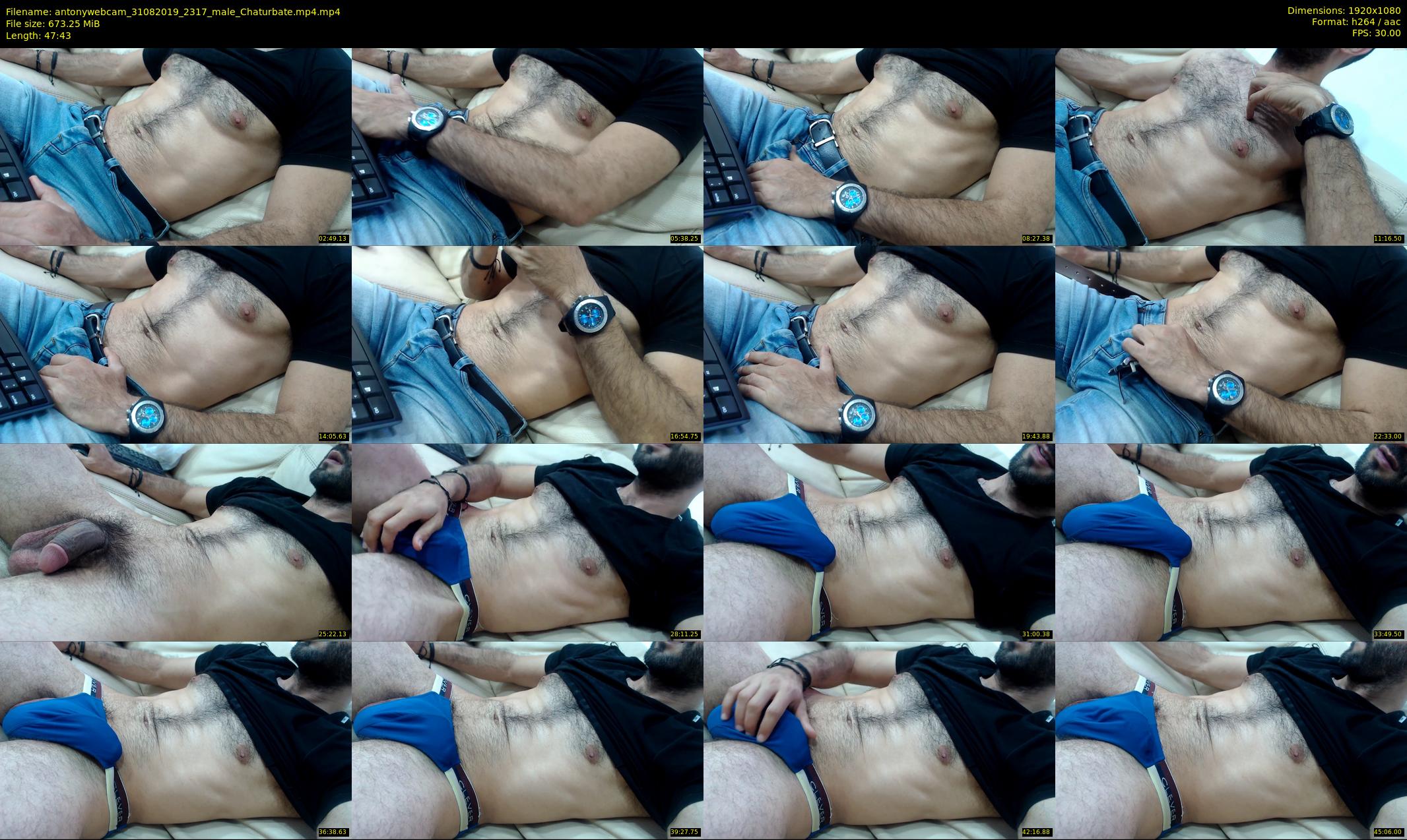 antonywebcam — 48 minute Chaturbate male cam show recording, 1080p, Aug 31, 2019