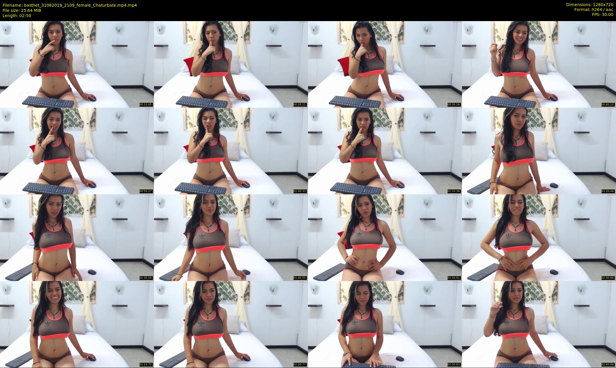 basthet — 3 minute Chaturbate female cam show recording, 720p, Aug 31, 2019