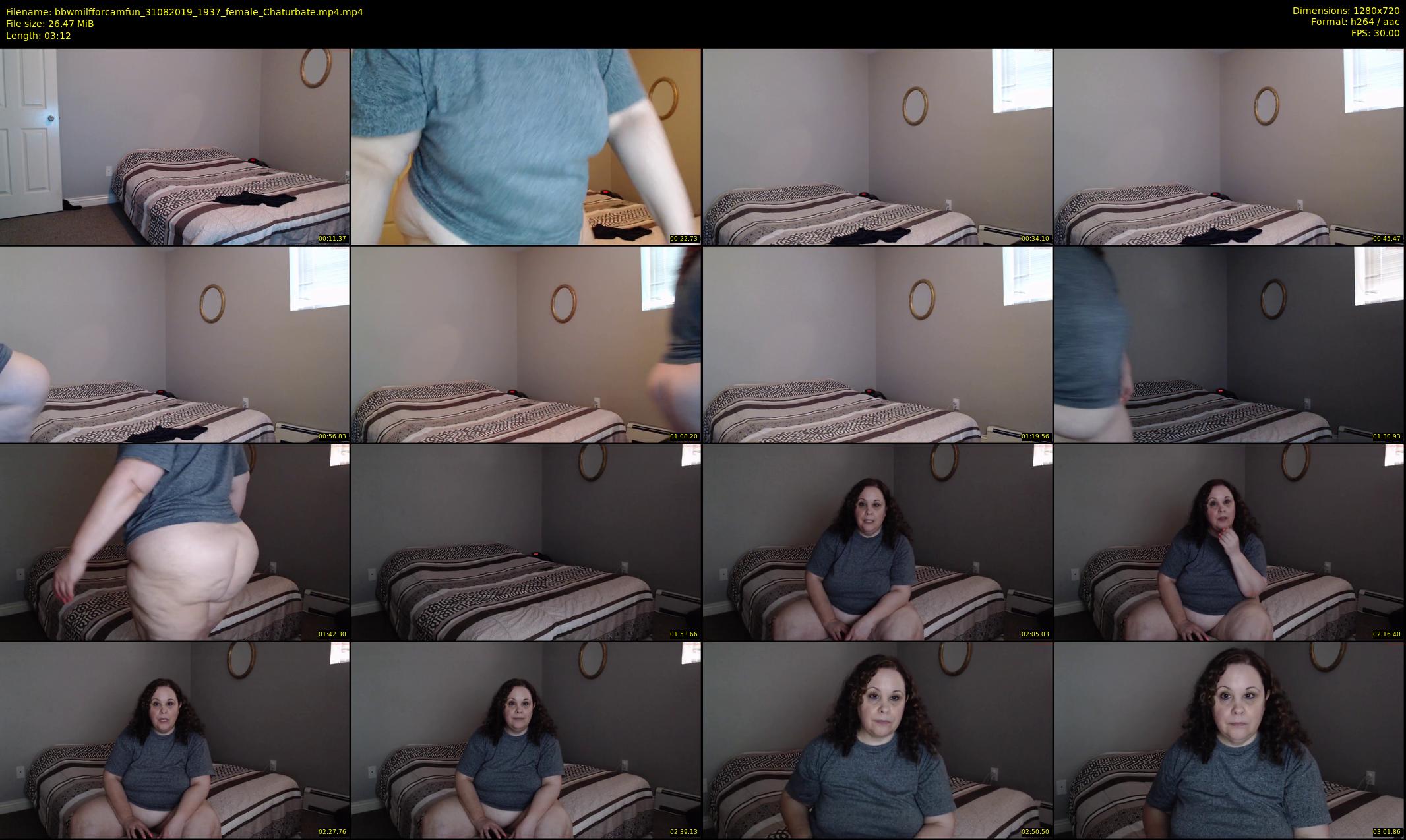 bbwmilfforcamfun — 4 minute Chaturbate female cam show recording, 720p, Aug 31, 2019