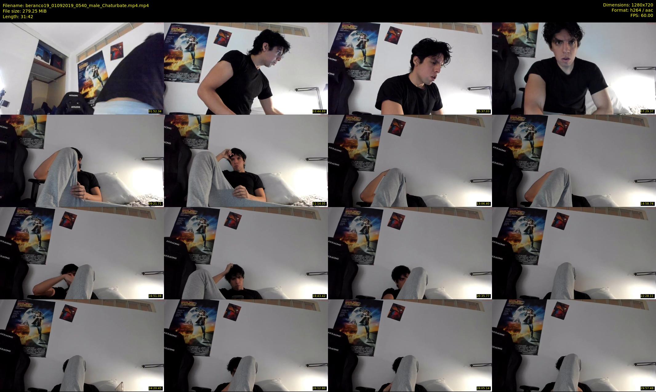 beranco19 — 32 minute Chaturbate male cam show recording, 720p, Sep 1, 2019