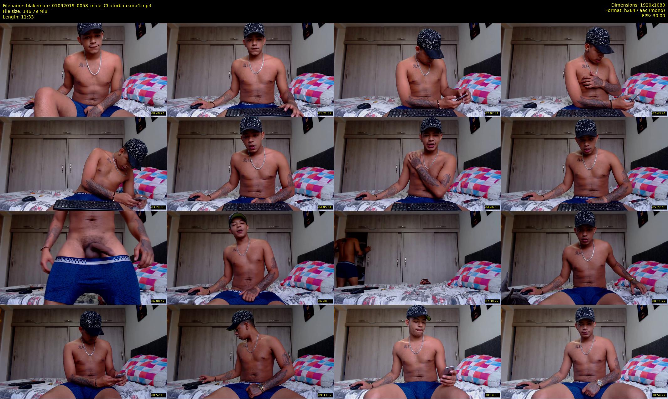 blakemate — 12 minute Chaturbate male cam show recording, 1080p, Sep 1, 2019