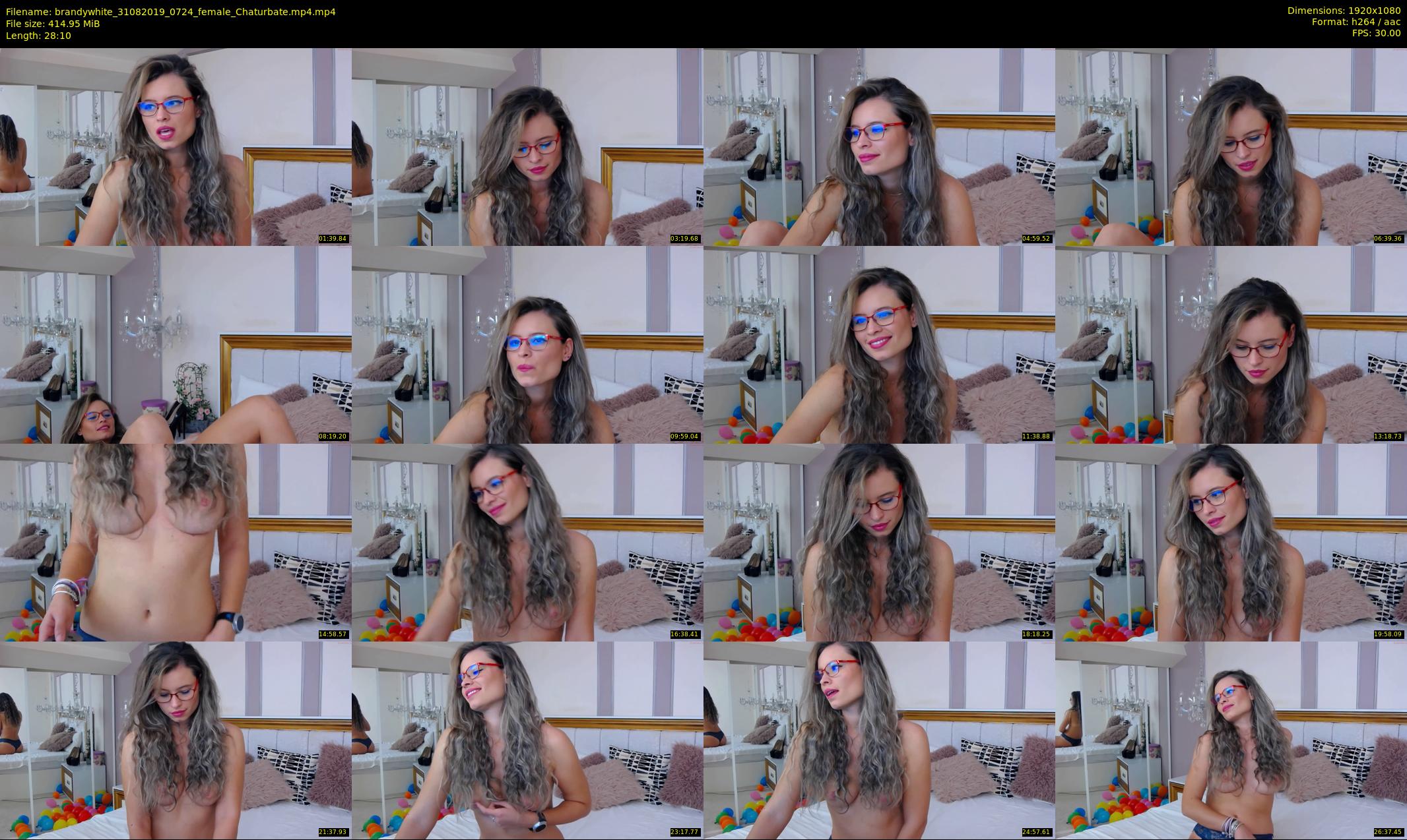 brandywhite — 29 minute Chaturbate female cam show recording, 1080p, Aug 31, 2019