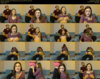 briadominick — 17 minute Chaturbate couple cam show recording, 480p, Aug 31, 2019