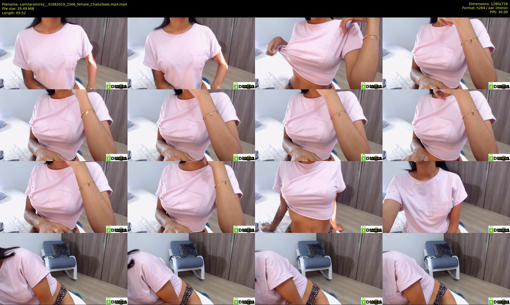 camilaramirez_ — 6 minute Chaturbate female cam show recording, 720p, Aug 31, 2019