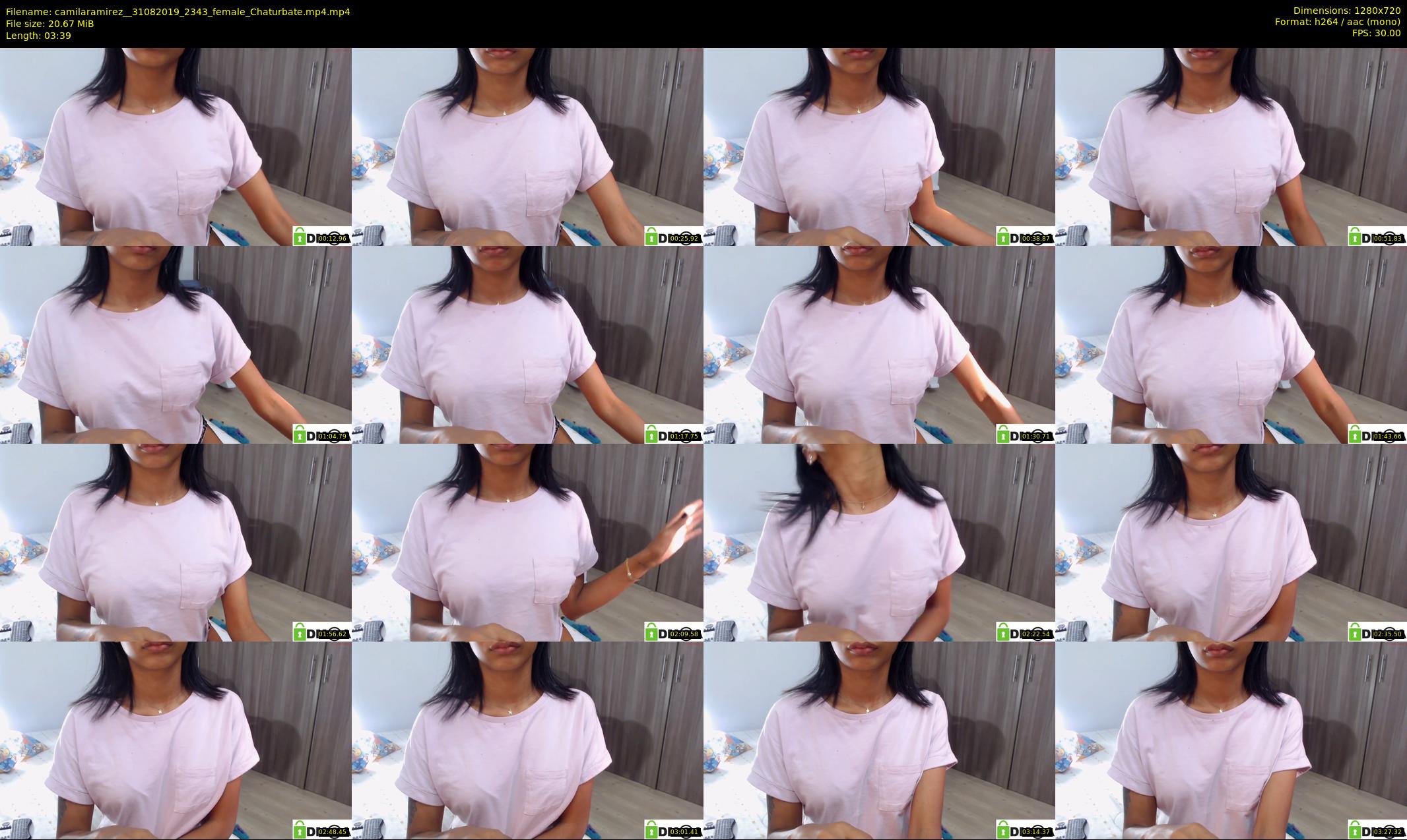 camilaramirez_ — 4 minute Chaturbate female cam show recording, 720p, Aug 31, 2019