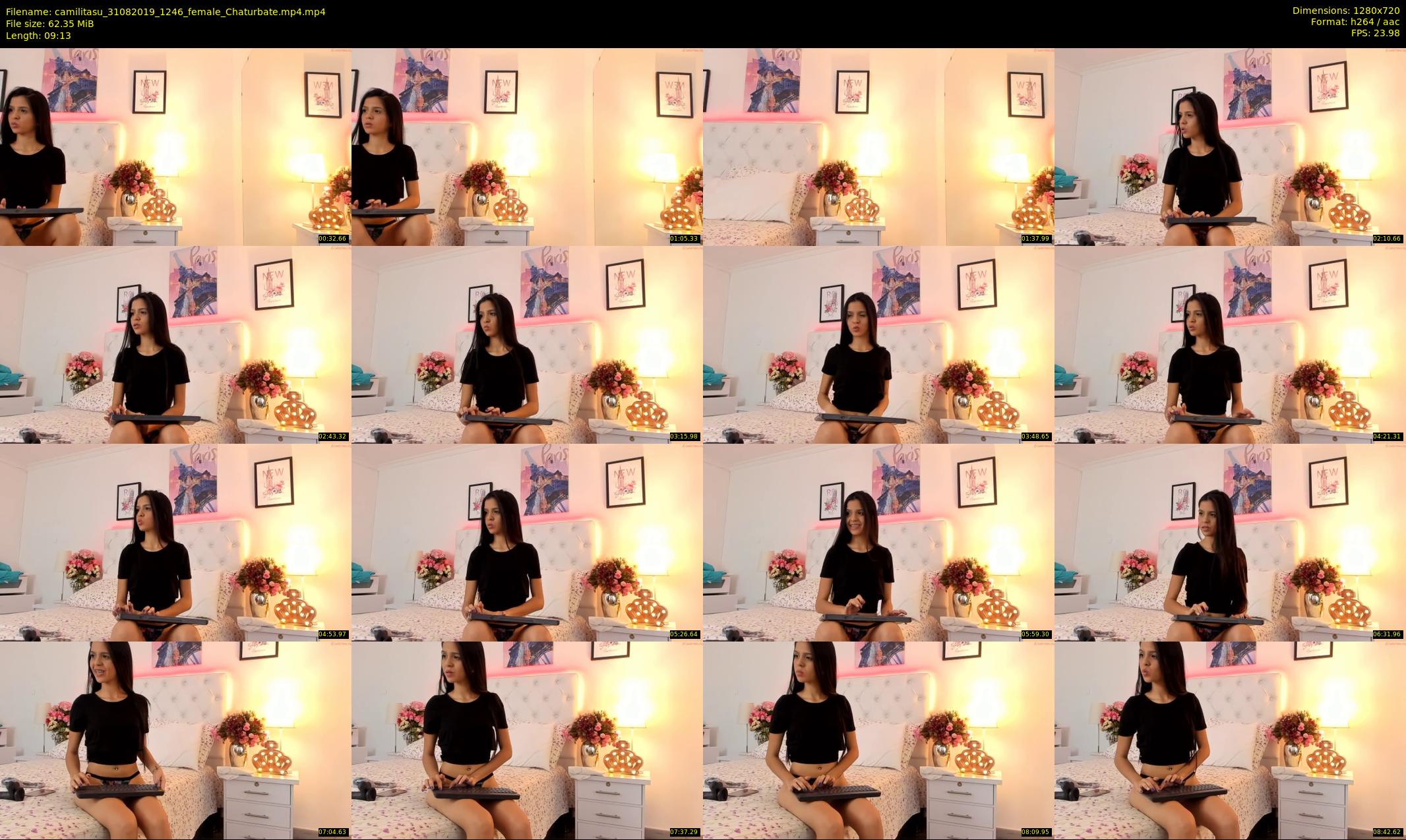 camilitasu — 10 minute Chaturbate female cam show recording, 720p, Aug 31, 2019