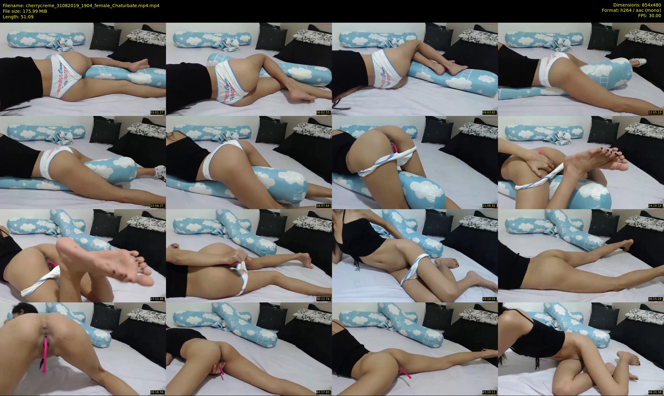 cherrycreme — 52 minute Chaturbate female cam show recording, 480p, Aug 31, 2019
