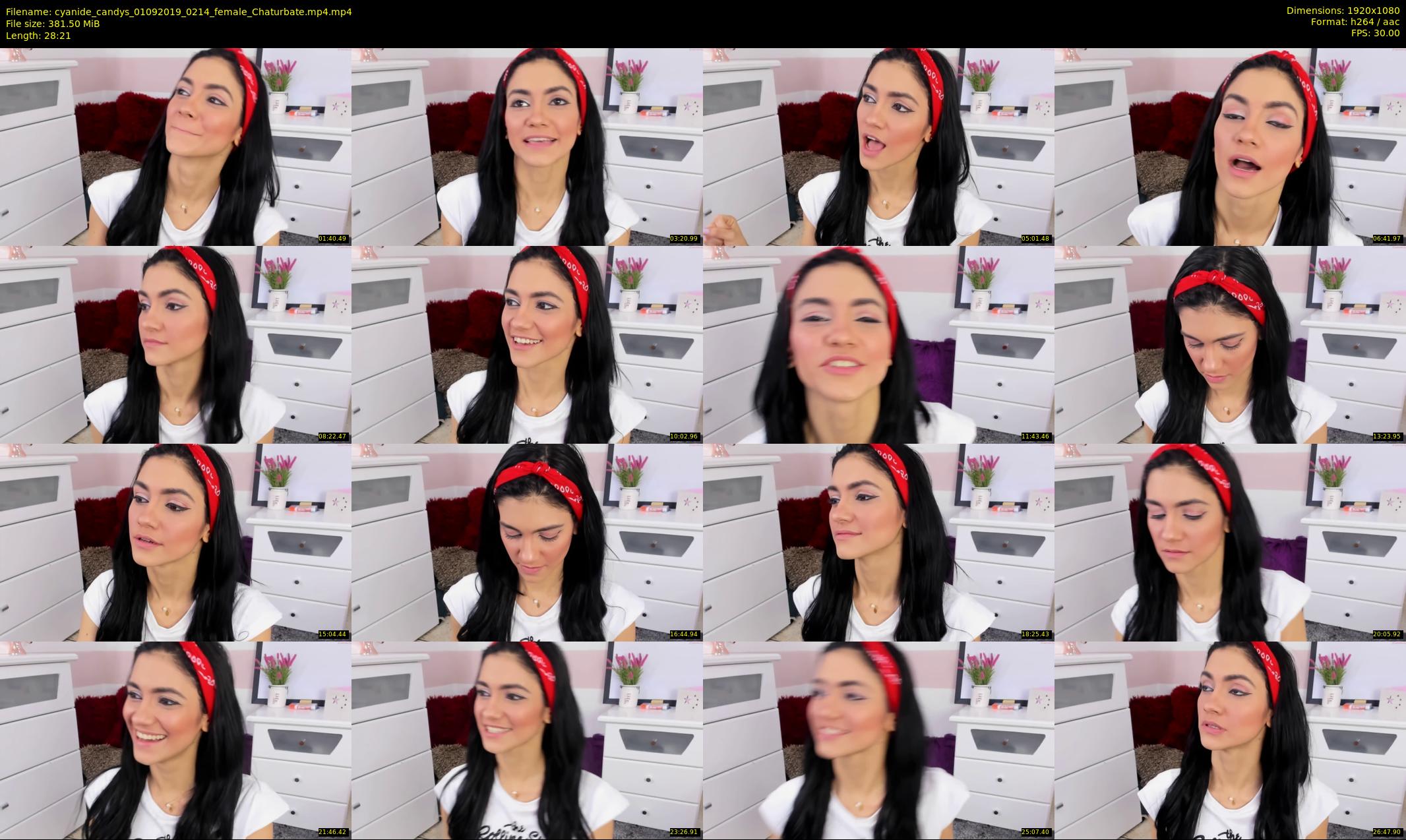 cyanide_candys — 29 minute Chaturbate female cam show recording, 1080p, Sep 1, 2019