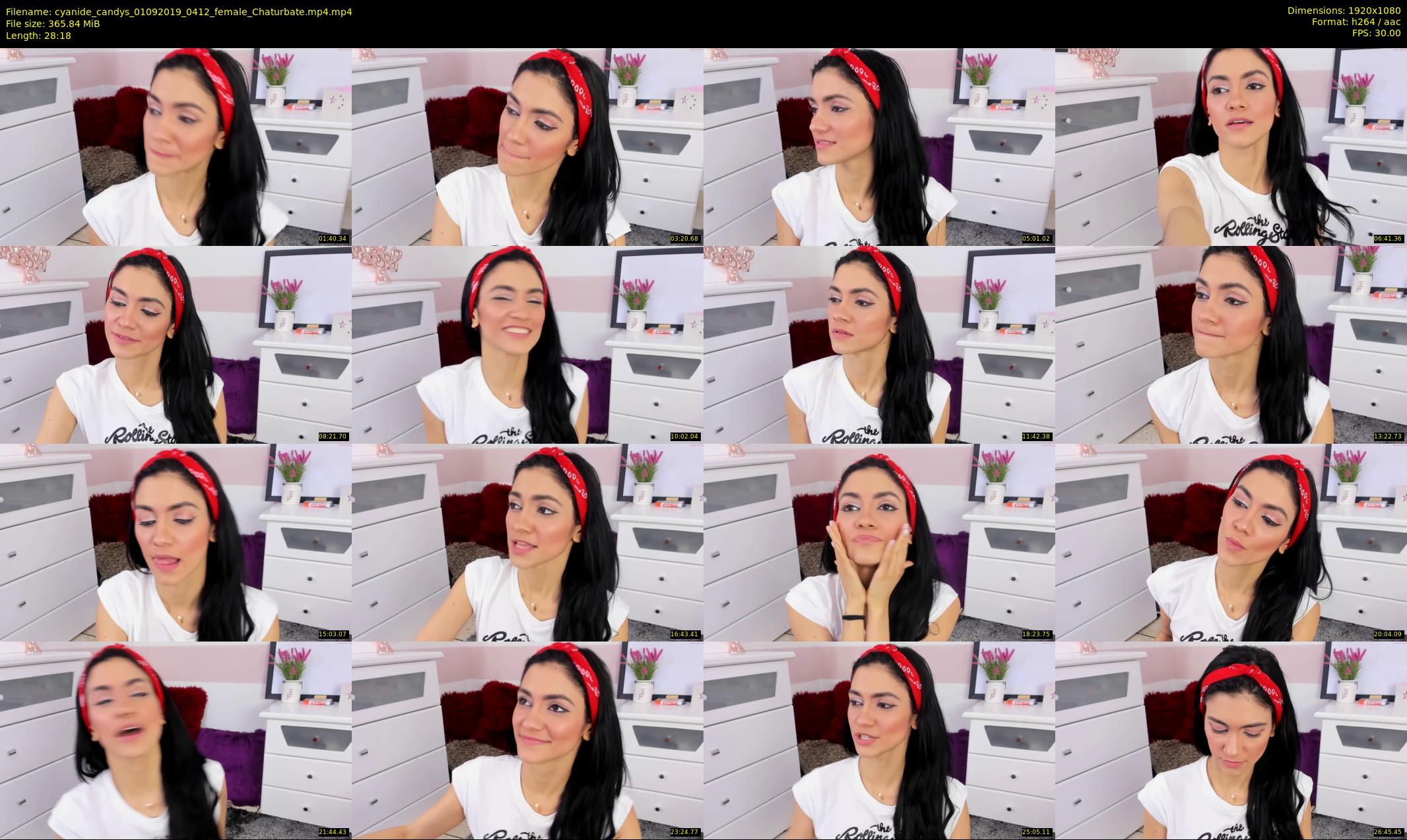 cyanide_candys — 29 minute Chaturbate female cam show recording, 1080p, Sep 1, 2019