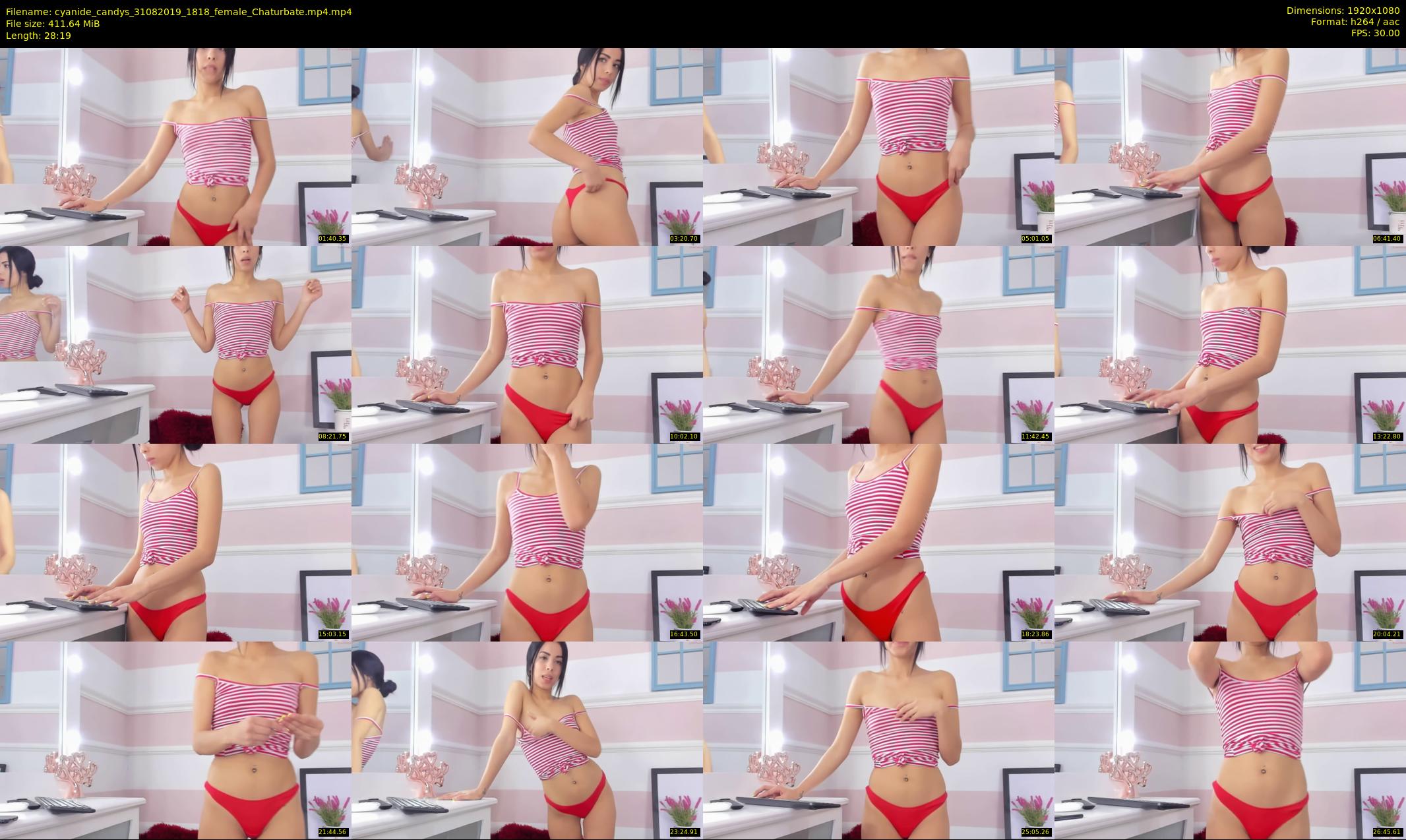 cyanide_candys — 29 minute Chaturbate female cam show recording, 1080p, Aug 31, 2019