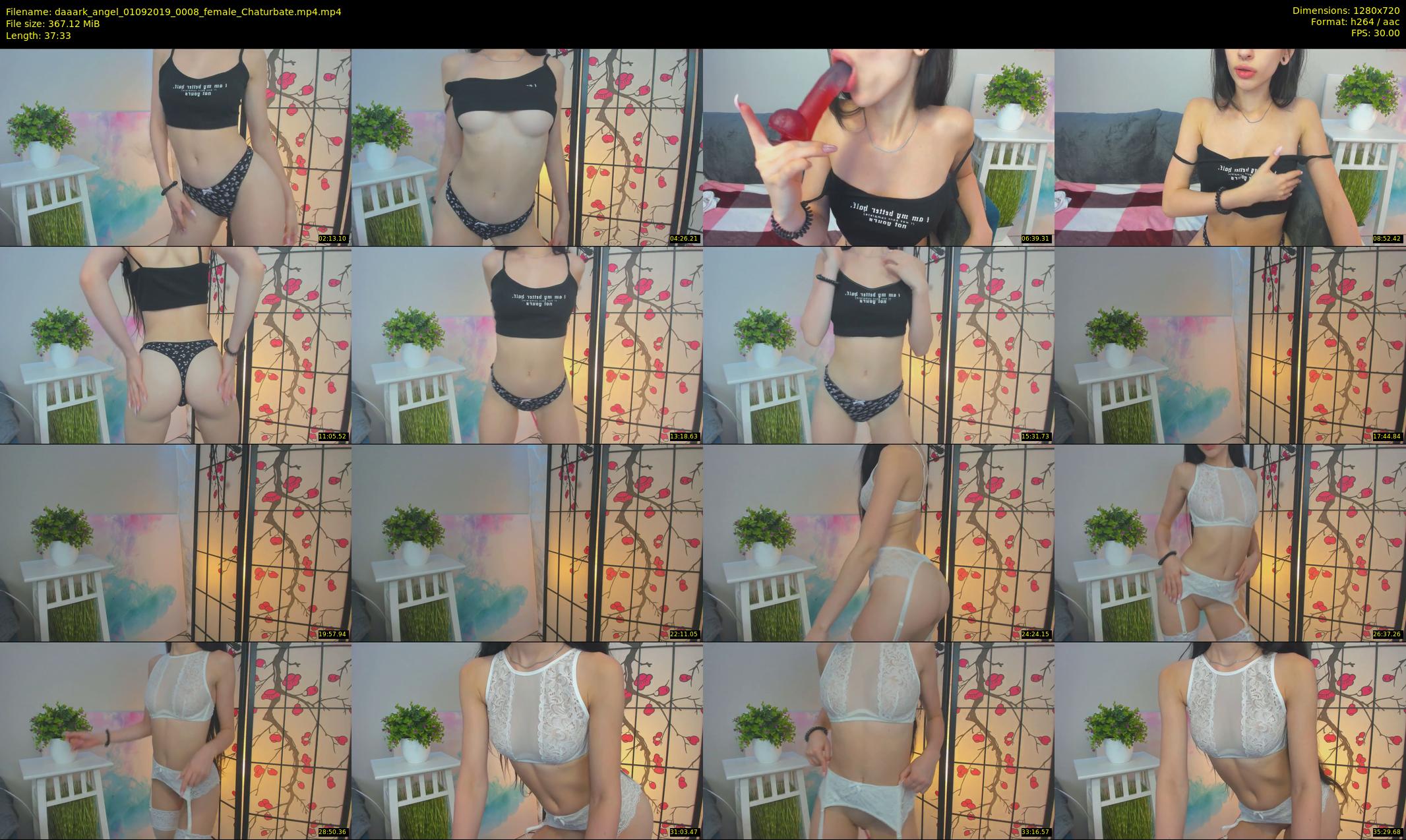 daaark_angel — 38 minute Chaturbate female cam show recording, 720p, Sep 1, 2019