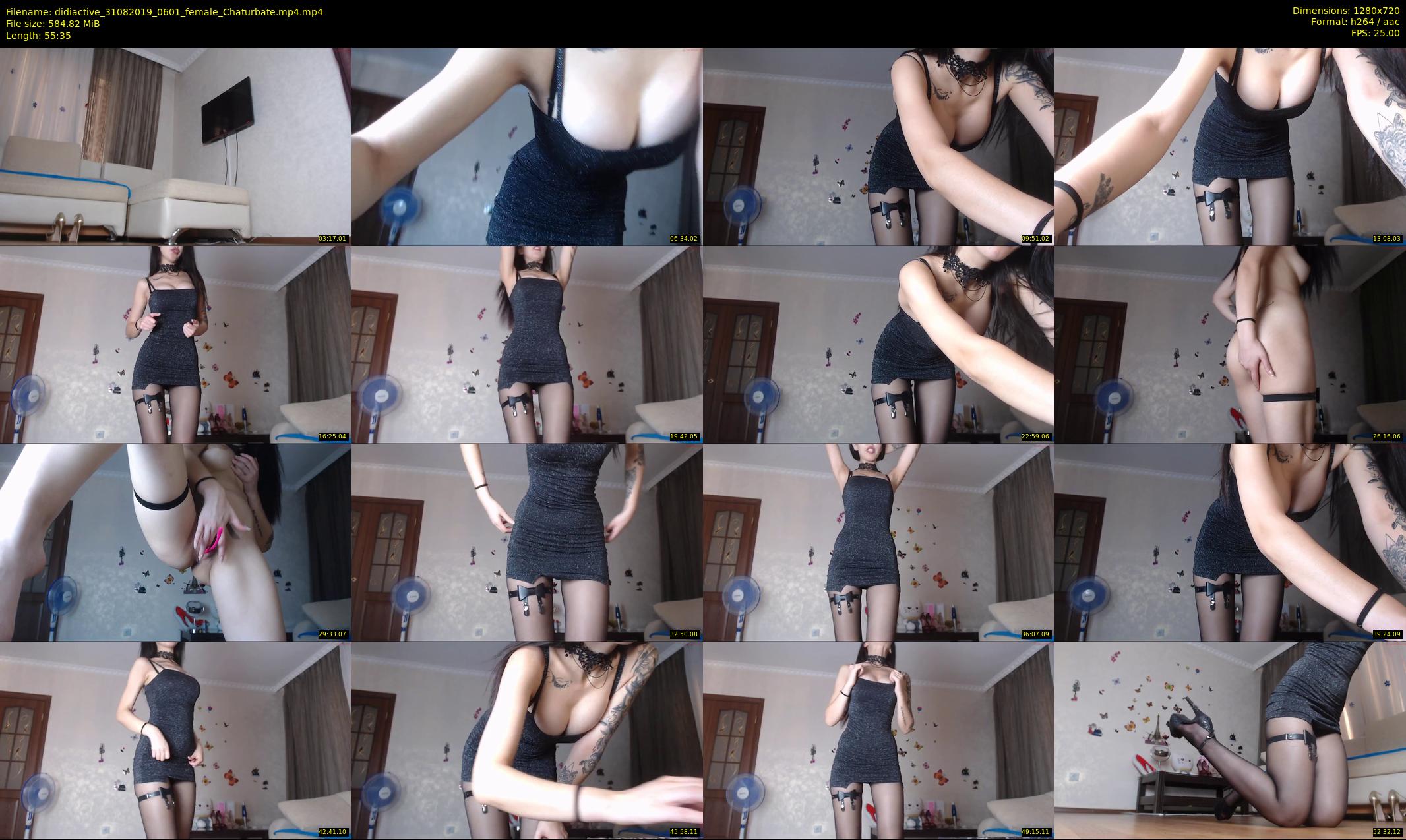 didiactive — 56 minute Chaturbate female cam show recording, 720p, Aug 31, 2019