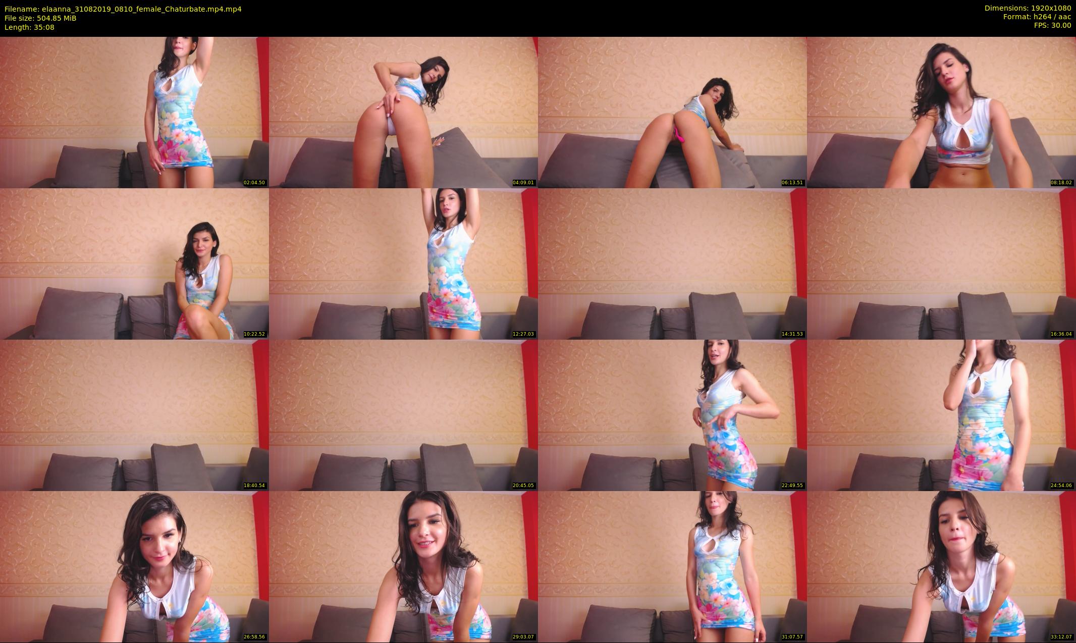 elaanna — 36 minute Chaturbate female cam show recording, 1080p, Aug 31, 2019