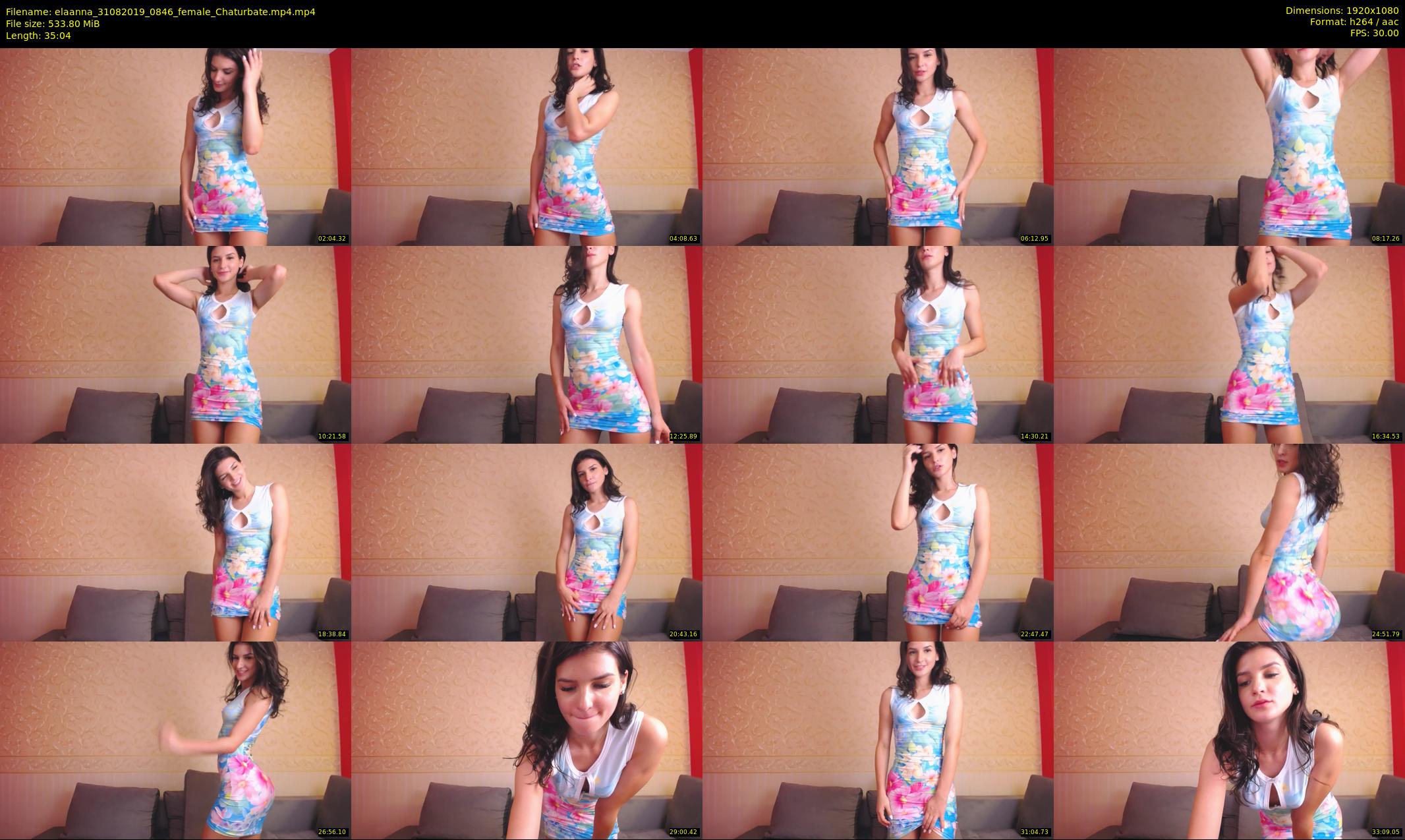 elaanna — 36 minute Chaturbate female cam show recording, 1080p, Aug 31, 2019