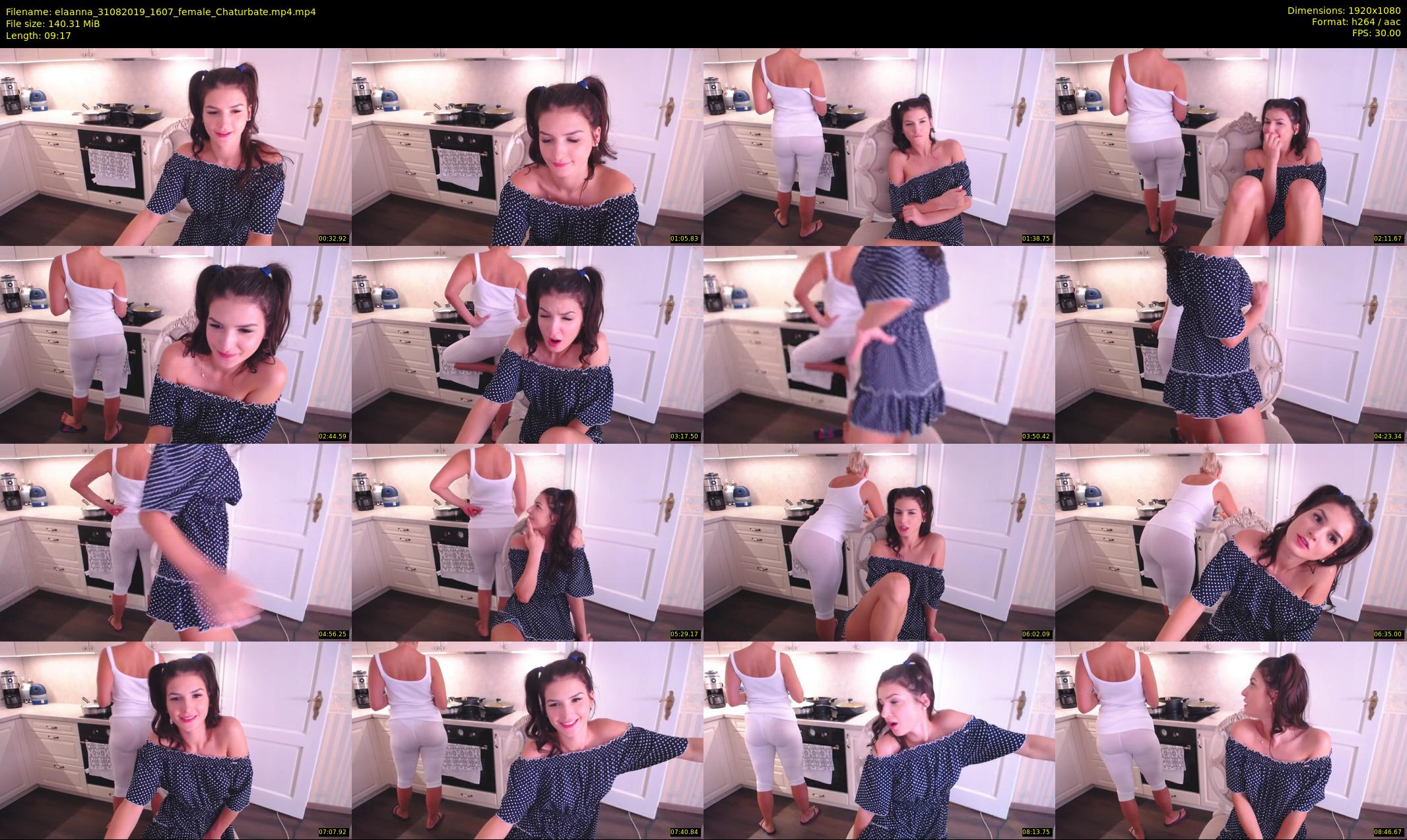 elaanna — 10 minute Chaturbate female cam show recording, 1080p, Aug 31, 2019