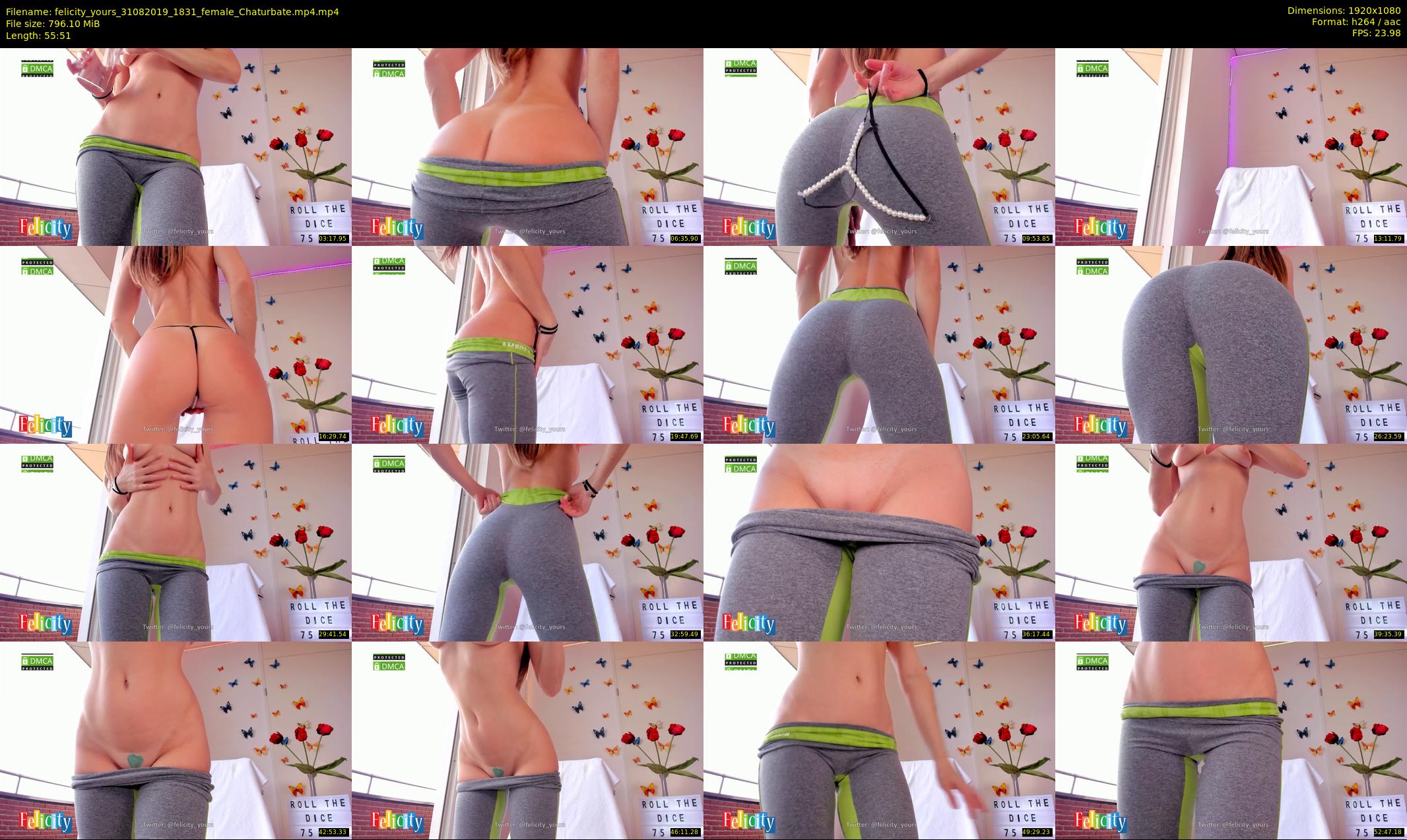 felicity_yours — 56 minute Chaturbate female cam show recording, 1080p, Aug 31, 2019