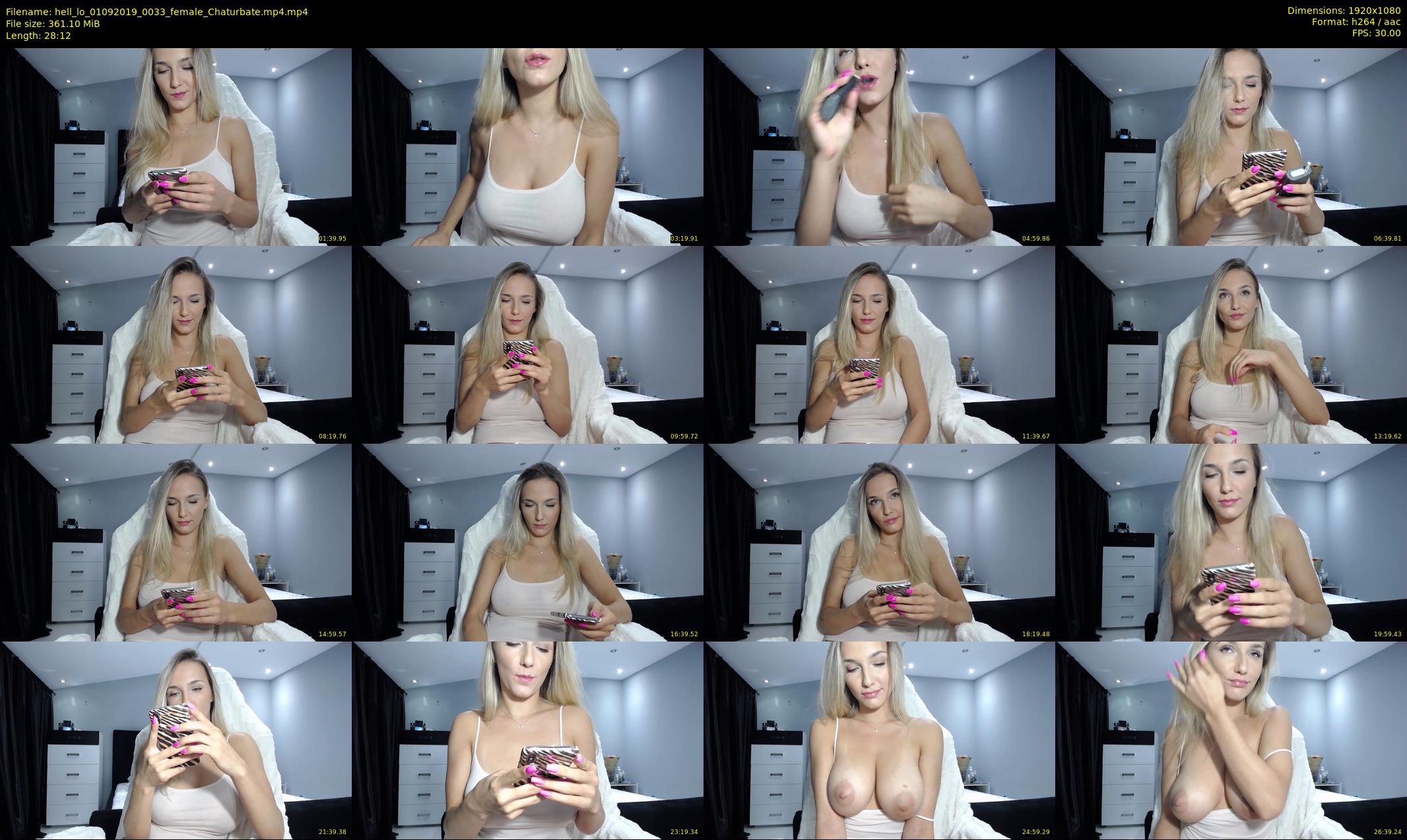 hell_lo — 29 minute Chaturbate female cam show recording, 1080p, Sep 1, 2019