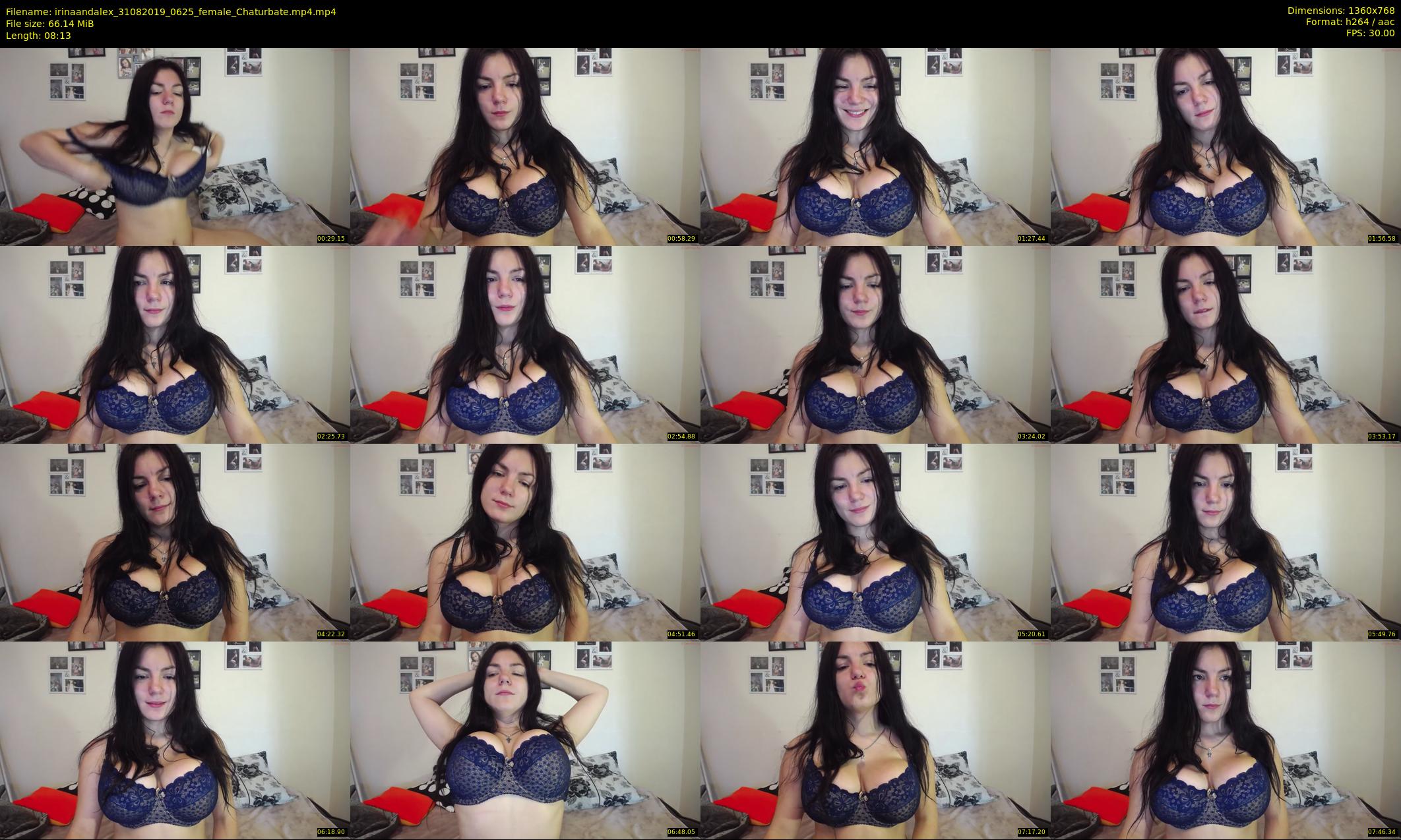 irinaandalex — 9 minute Chaturbate couple cam show recording, 720p, Aug 31, 2019