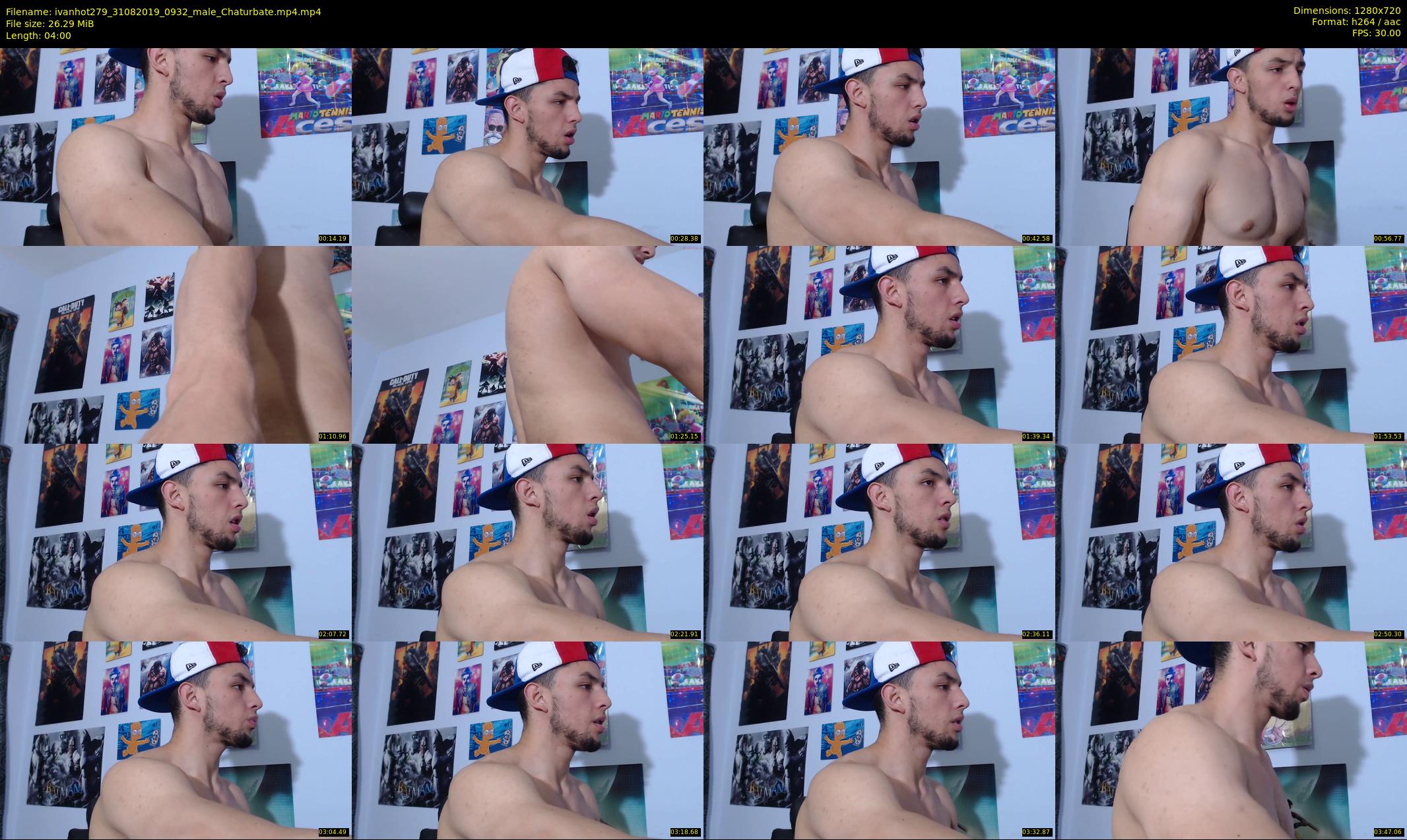 ivanhot279 — 4 minute Chaturbate male cam show recording, 720p, Aug 31, 2019