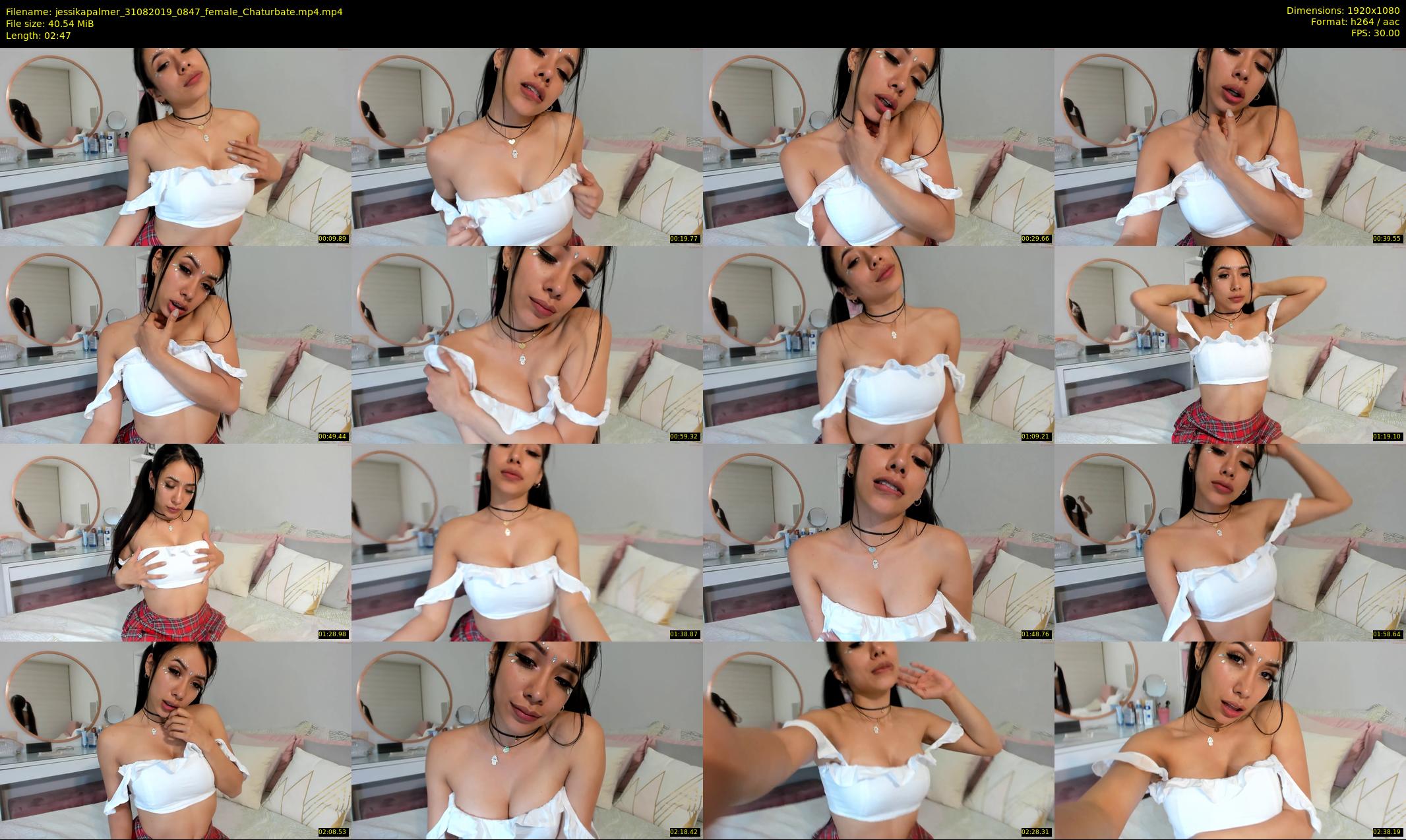 jessikapalmer — 3 minute Chaturbate female cam show recording, 1080p, Aug 31, 2019
