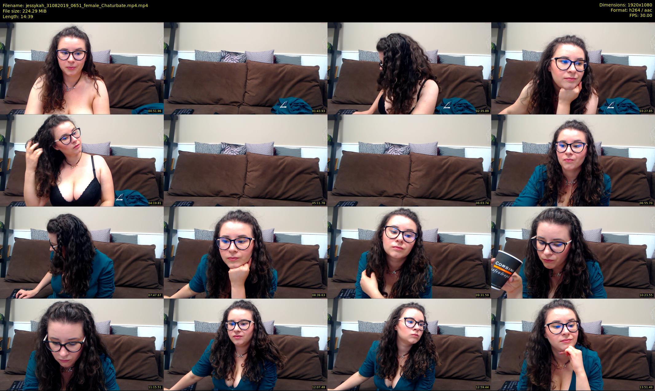 jessykah — 15 minute Chaturbate female cam show recording, 1080p, Aug 31, 2019