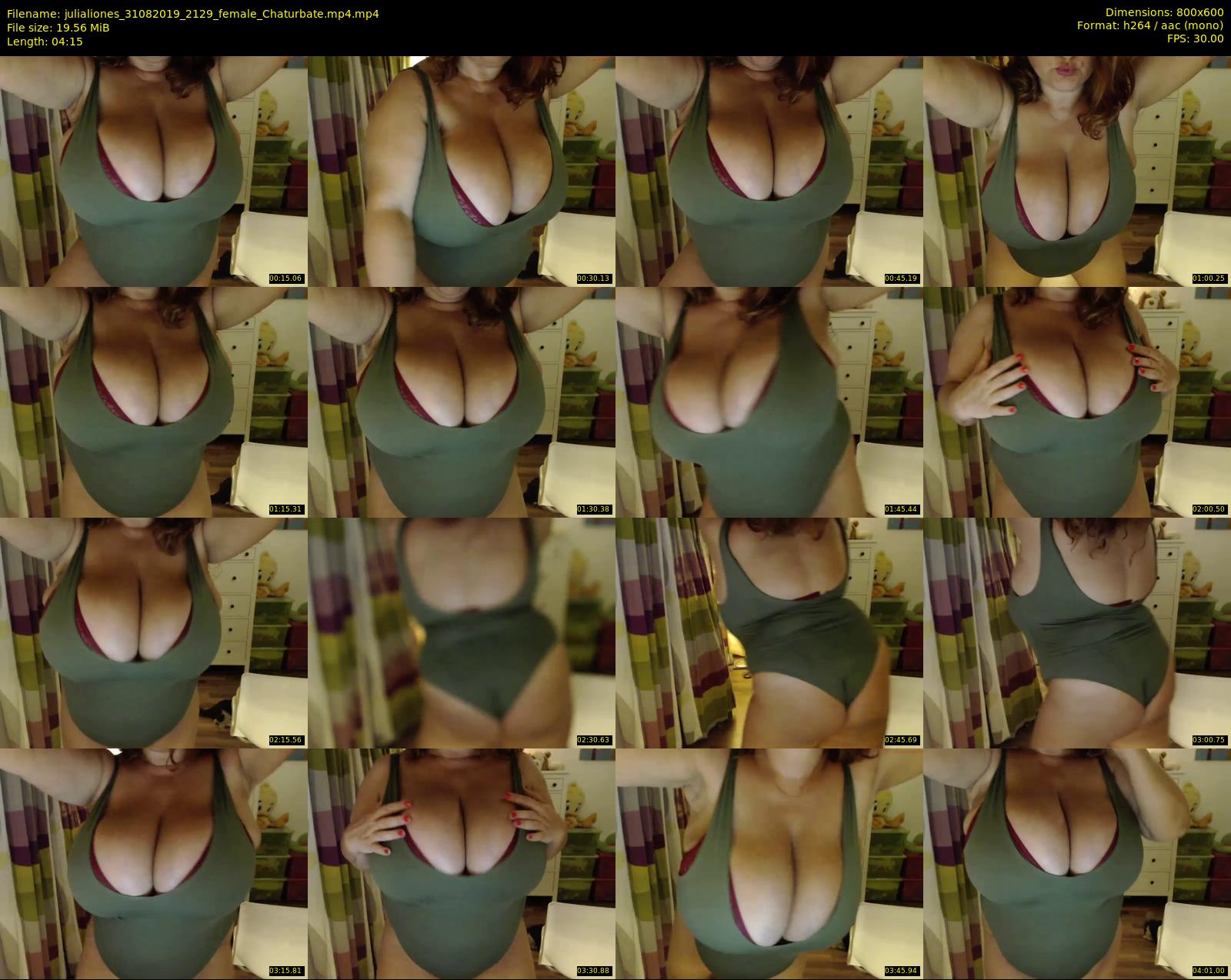 julialiones — 5 minute Chaturbate female cam show recording, 480p, Aug 31, 2019