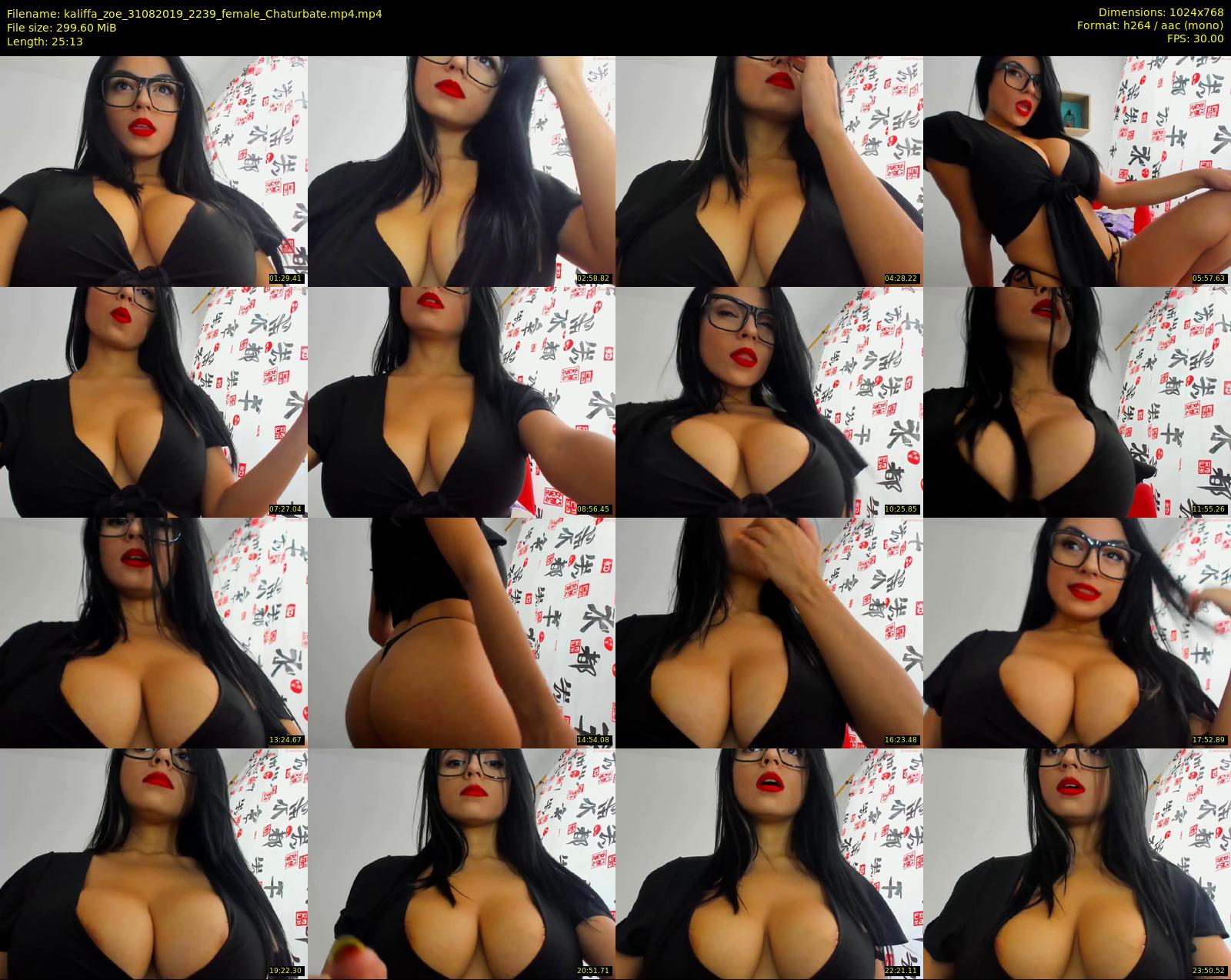 kaliffa_zoe — 26 minute Chaturbate female cam show recording, 720p, Aug 31, 2019
