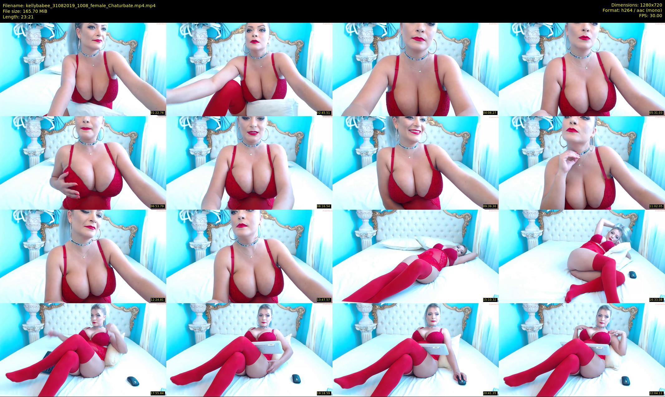 kellybabee — 24 minute Chaturbate female cam show recording, 720p, Aug 31, 2019