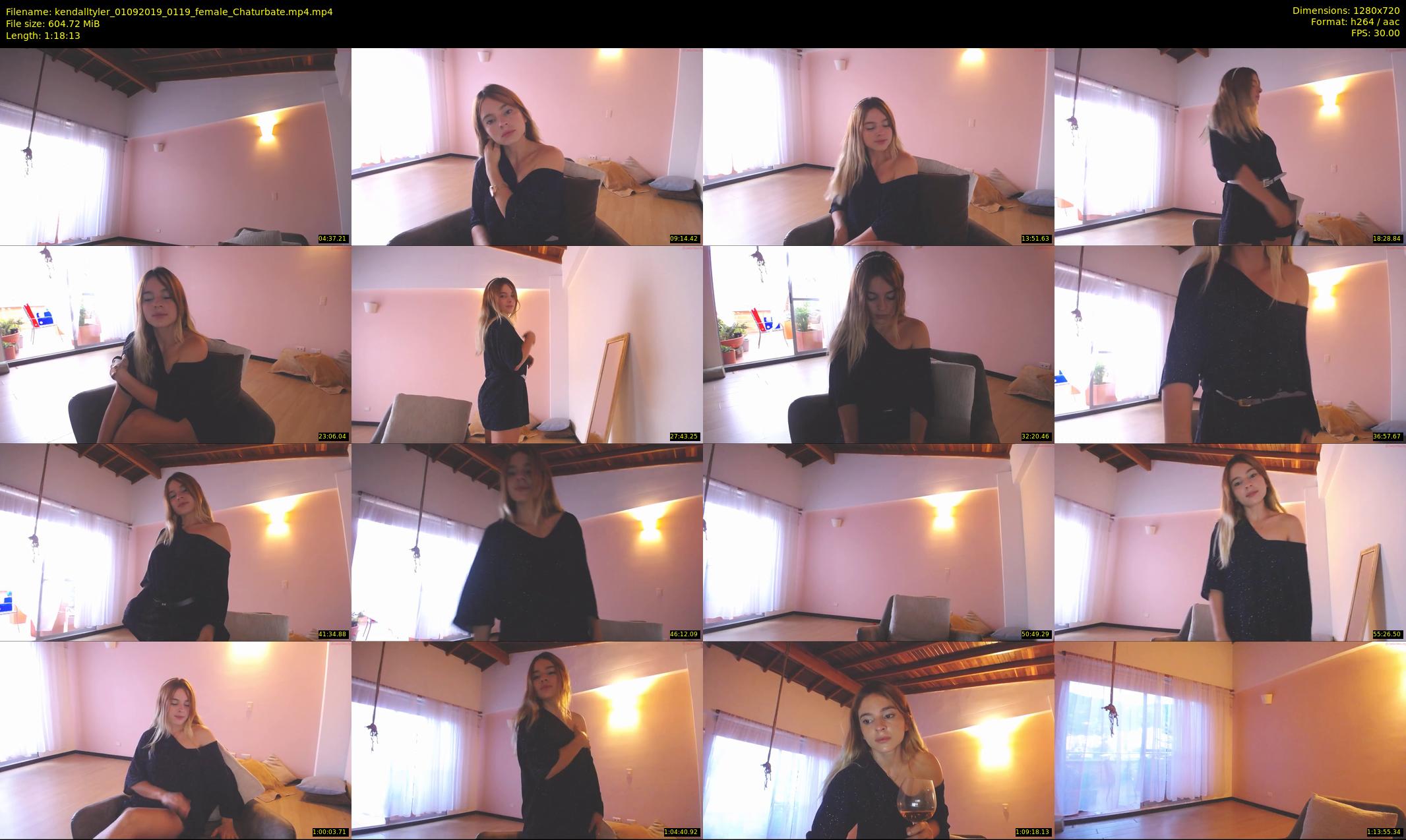 kendalltyler — 79 minute Chaturbate female cam show recording, 720p, Sep 1, 2019