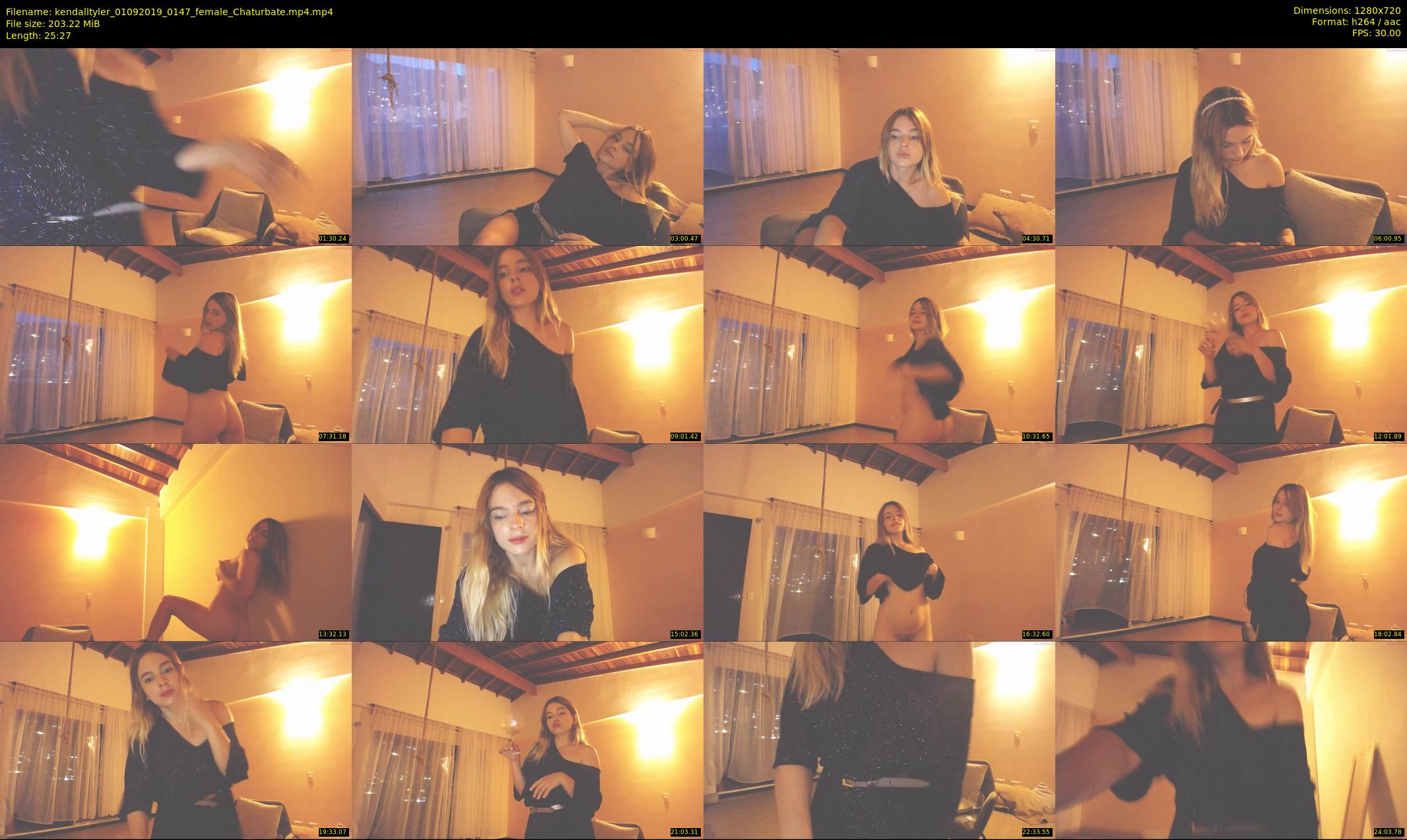 kendalltyler — 26 minute Chaturbate female cam show recording, 720p, Sep 1, 2019