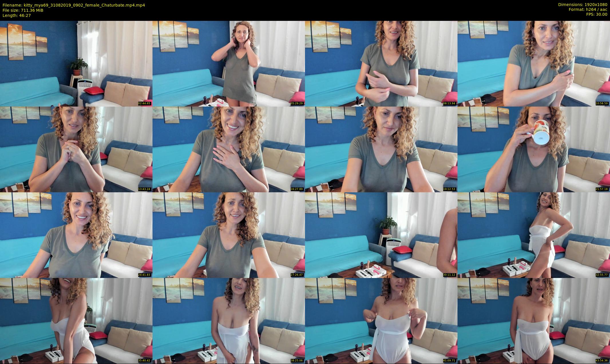 kitty_mya69 — 47 minute Chaturbate female cam show recording, 1080p, Aug 31, 2019
