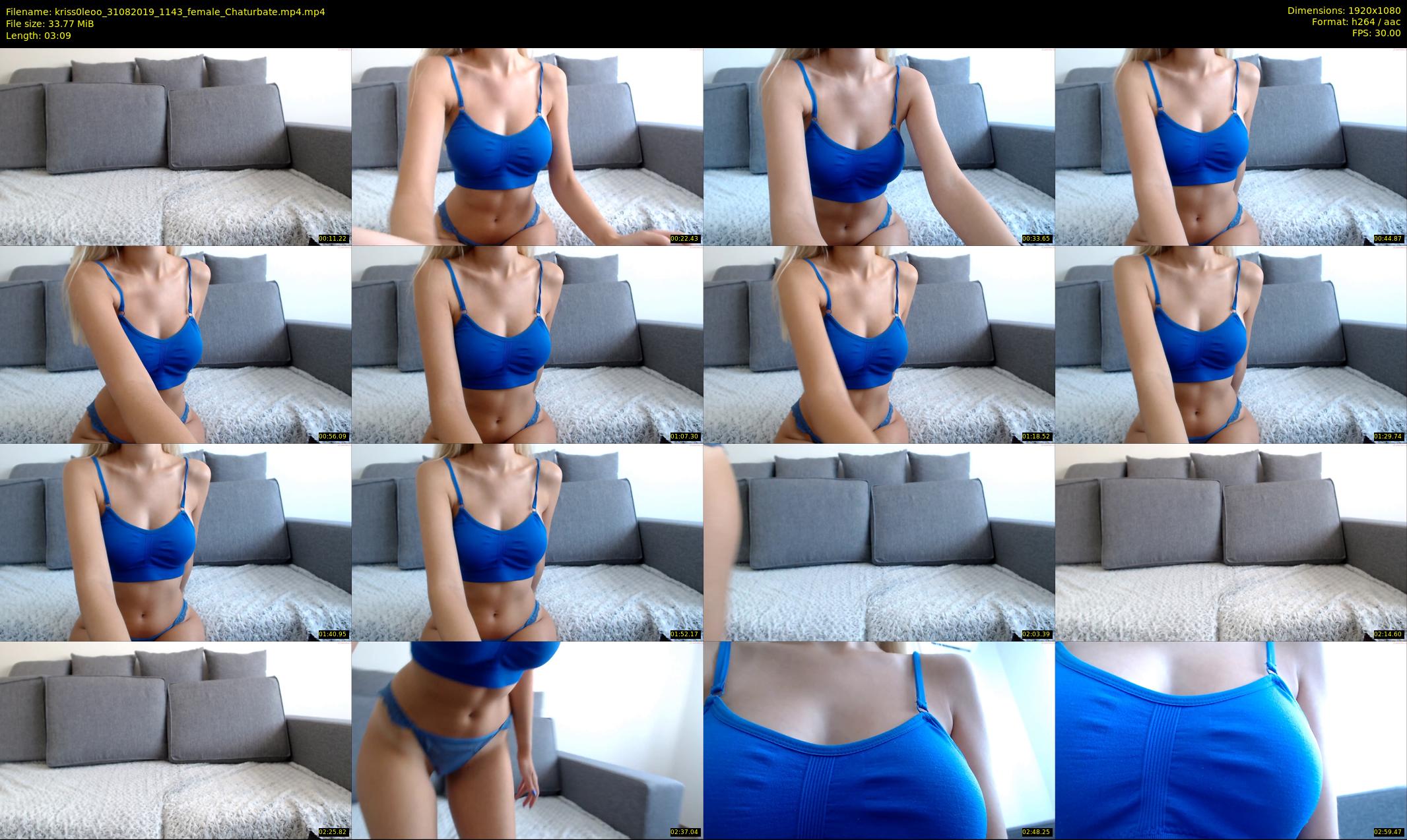kriss0leoo — 4 minute Chaturbate couple cam show recording, 1080p, Aug 31, 2019