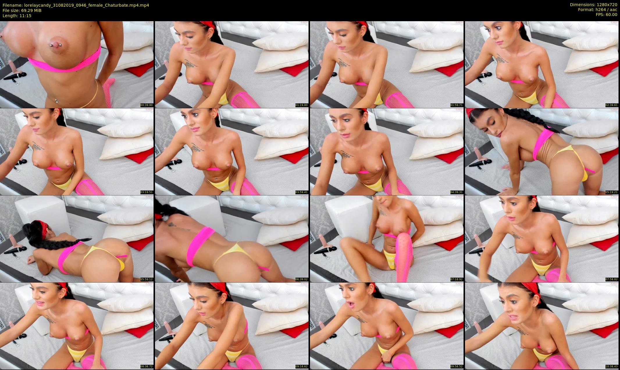 lorelaycandy — 12 minute Chaturbate female cam show recording, 720p, Aug 31, 2019