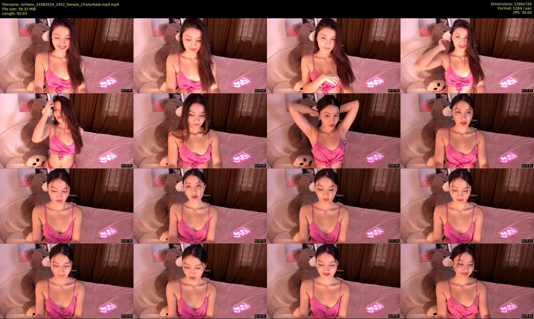 lorileen — 6 minute Chaturbate female cam show recording, 720p, Aug 31, 2019