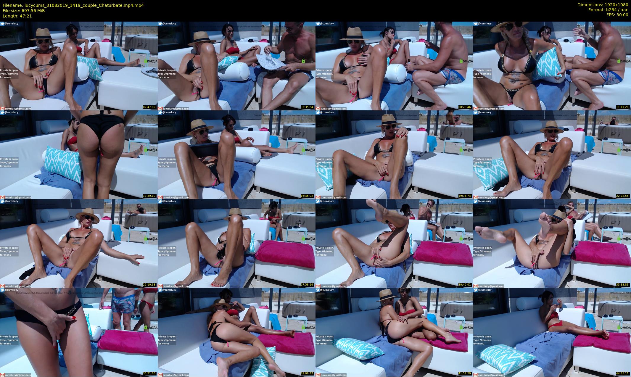 lucycums — 48 minute Chaturbate couple cam show recording, 1080p, Aug 31, 2019