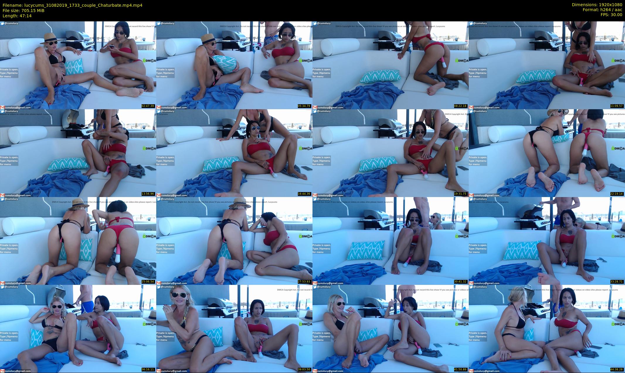 lucycums — 48 minute Chaturbate couple cam show recording, 1080p, Aug 31, 2019