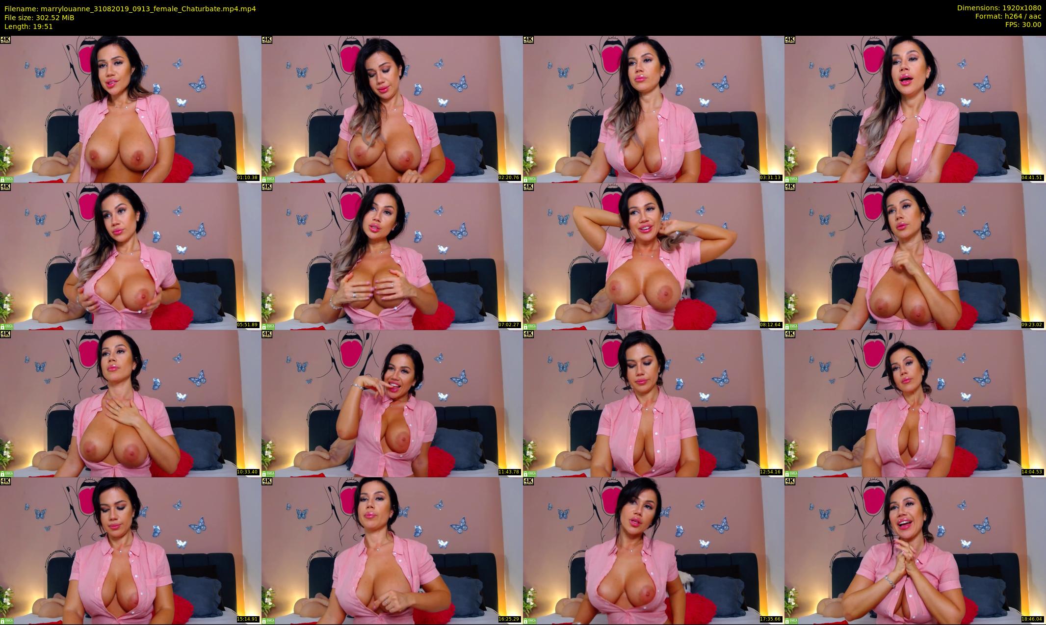 marrylouanne — 20 minute Chaturbate female cam show recording, 1080p, Aug 31, 2019