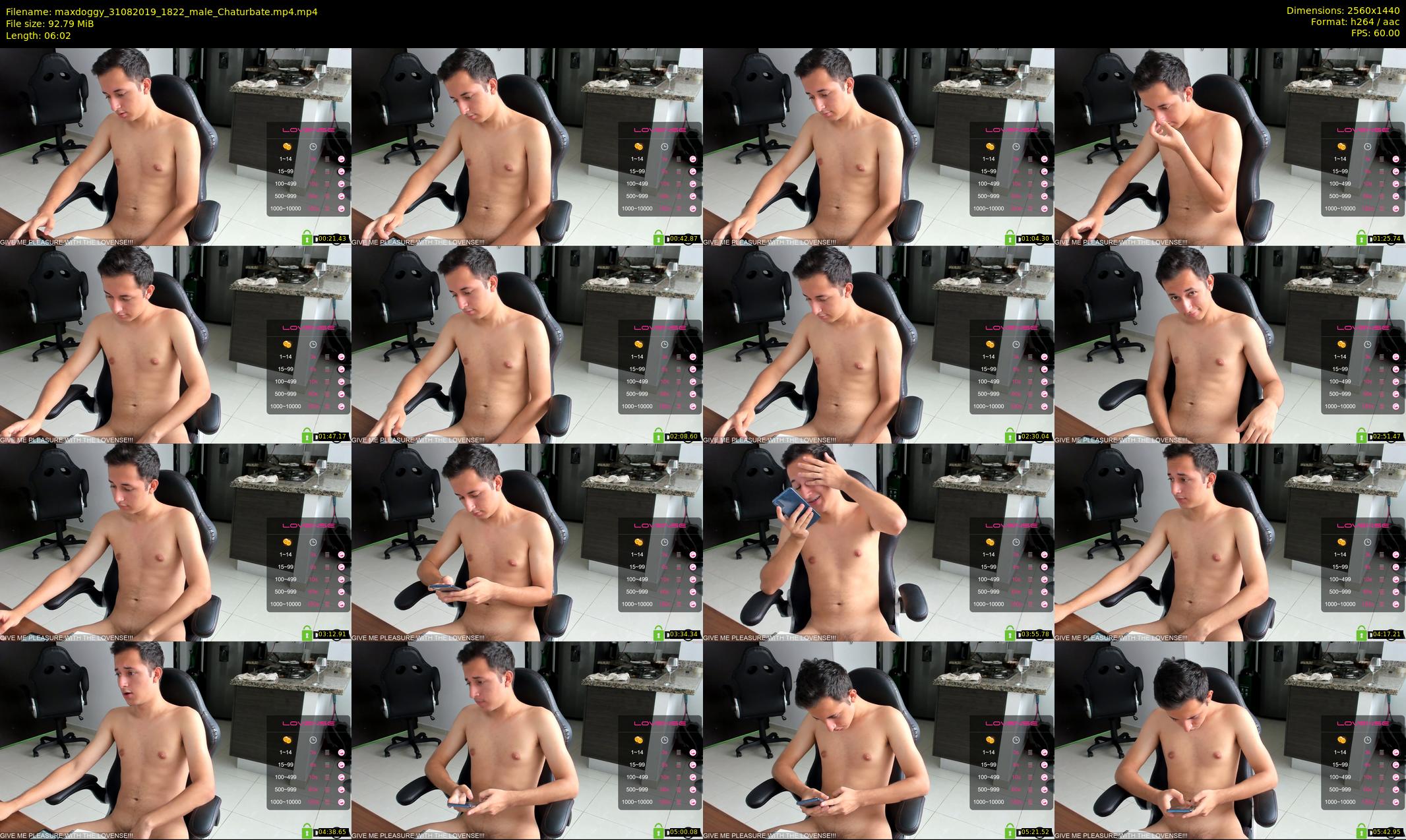 maxdoggy — 7 minute Chaturbate male cam show recording, 1080p, Aug 31, 2019
