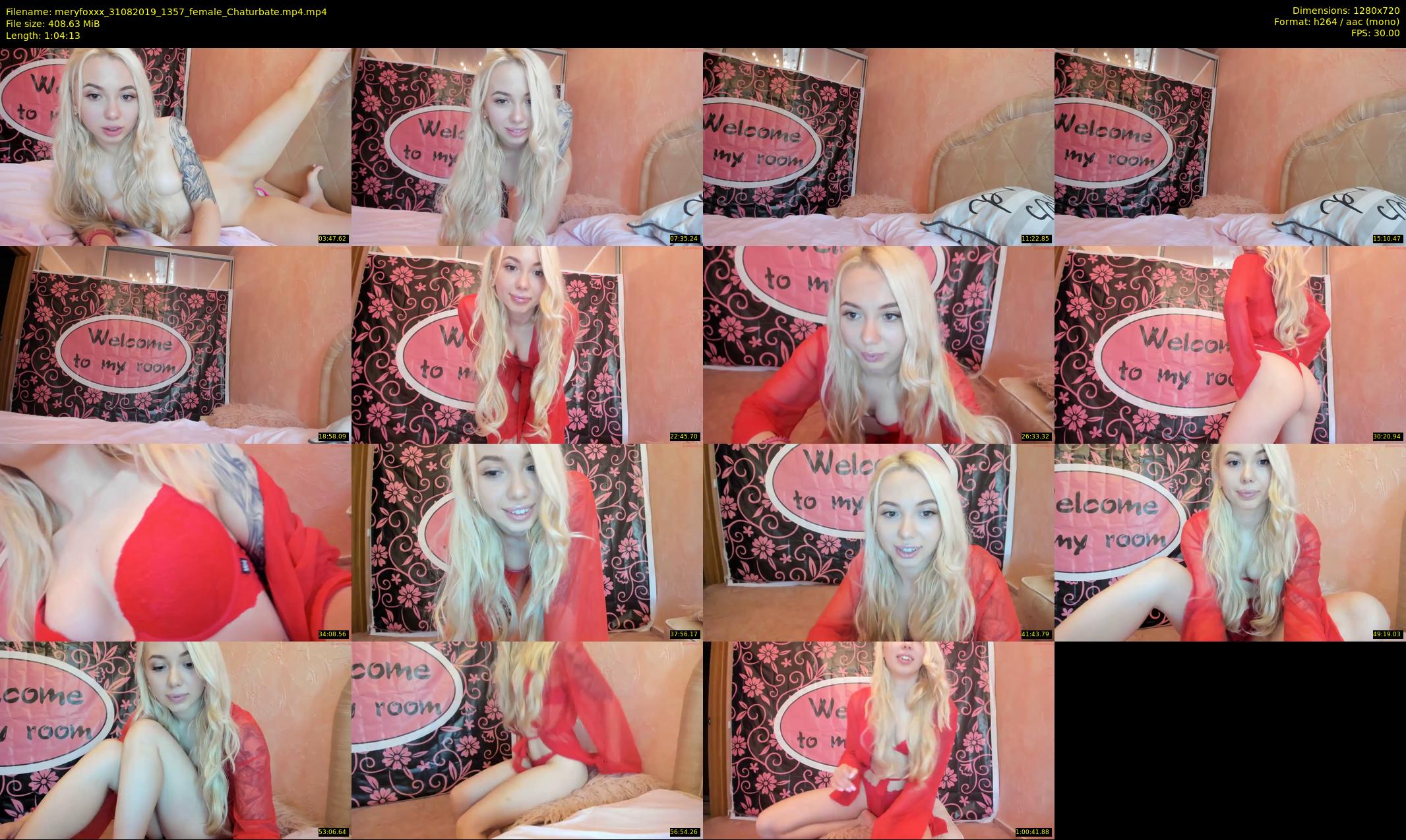 meryfoxxx — 65 minute Chaturbate female cam show recording, 720p, Aug 31, 2019