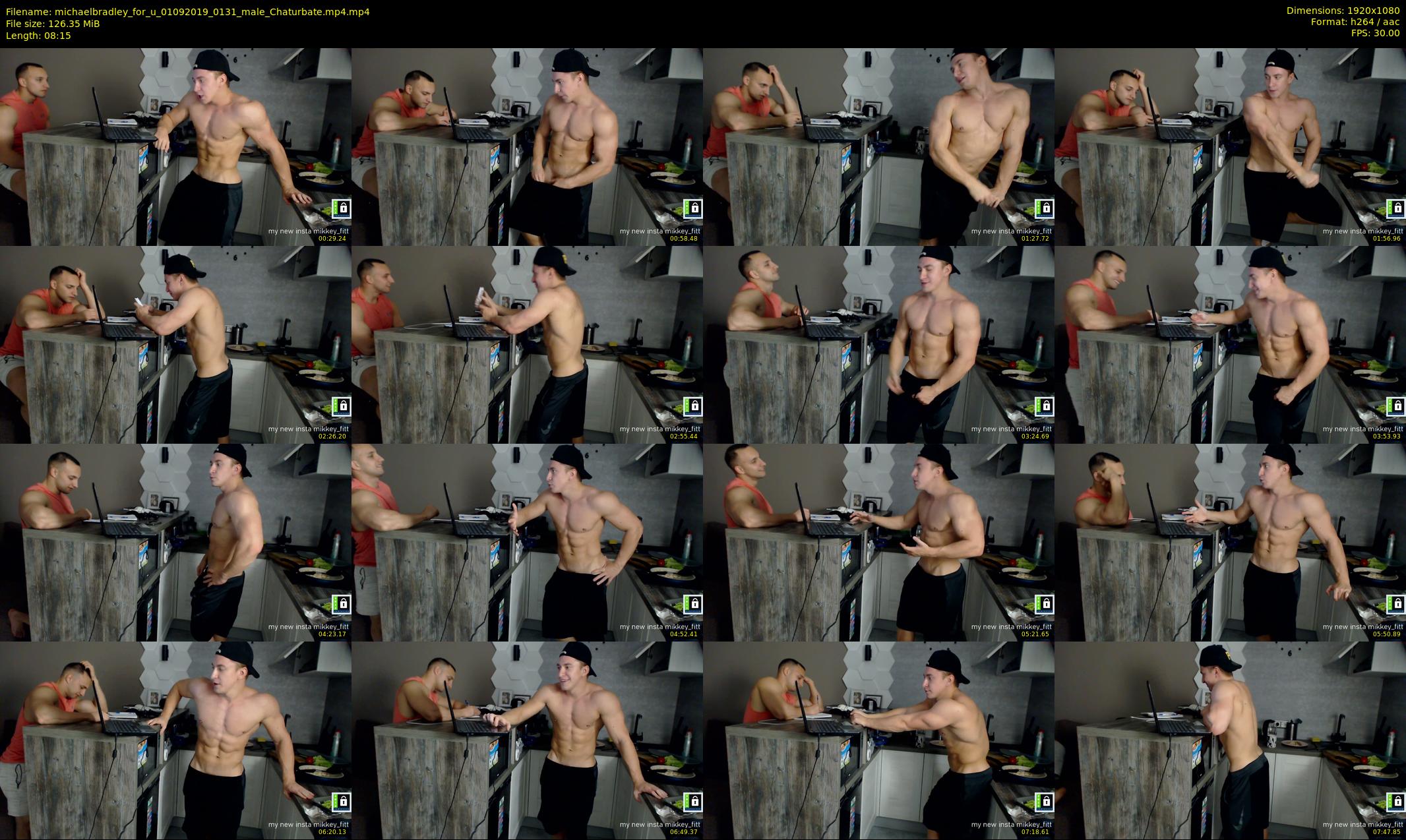 michaelbradley_for_u — 9 minute Chaturbate male cam show recording, 1080p, Sep 1, 2019