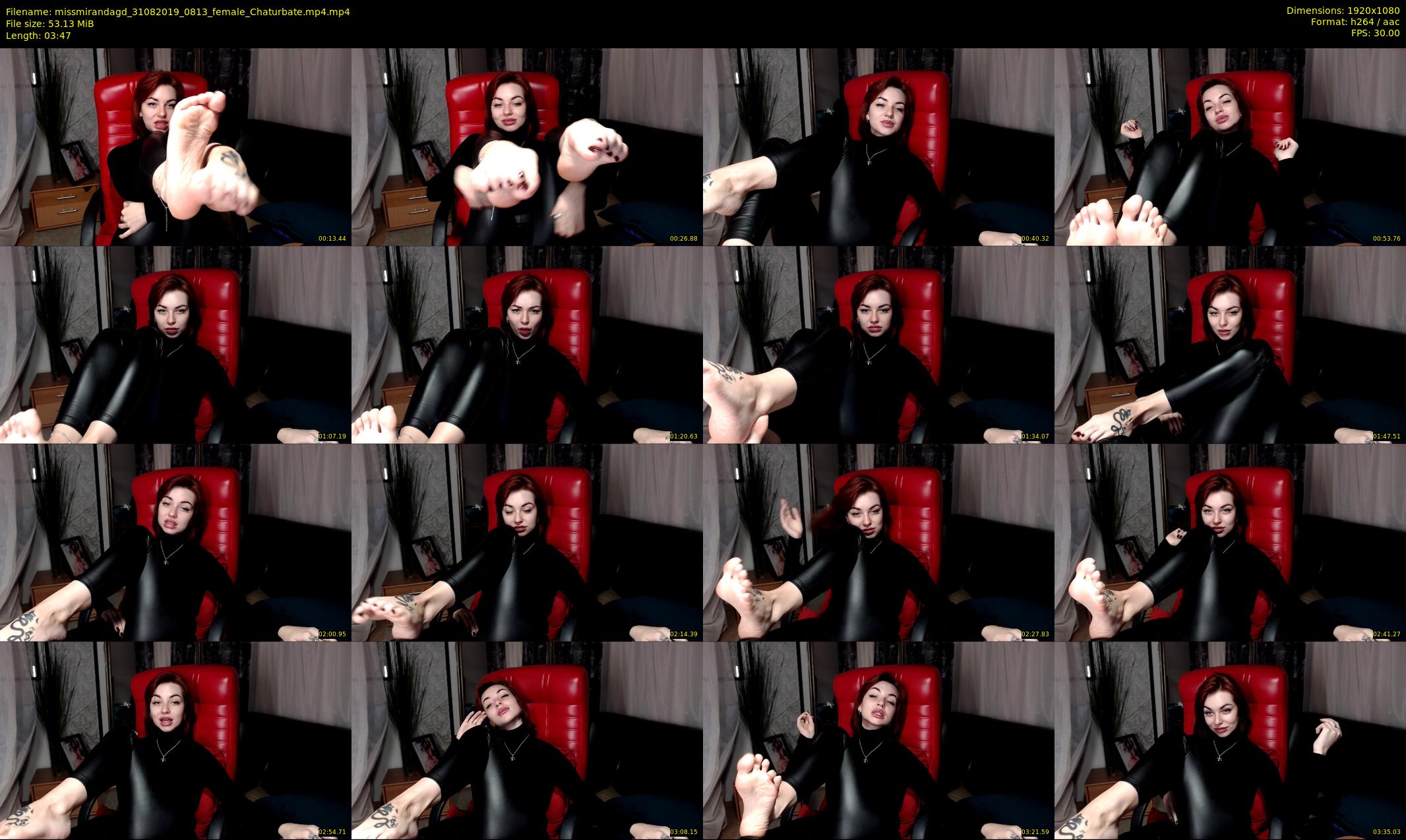 missmirandagd — 4 minute Chaturbate female cam show recording, 1080p, Aug 31, 2019