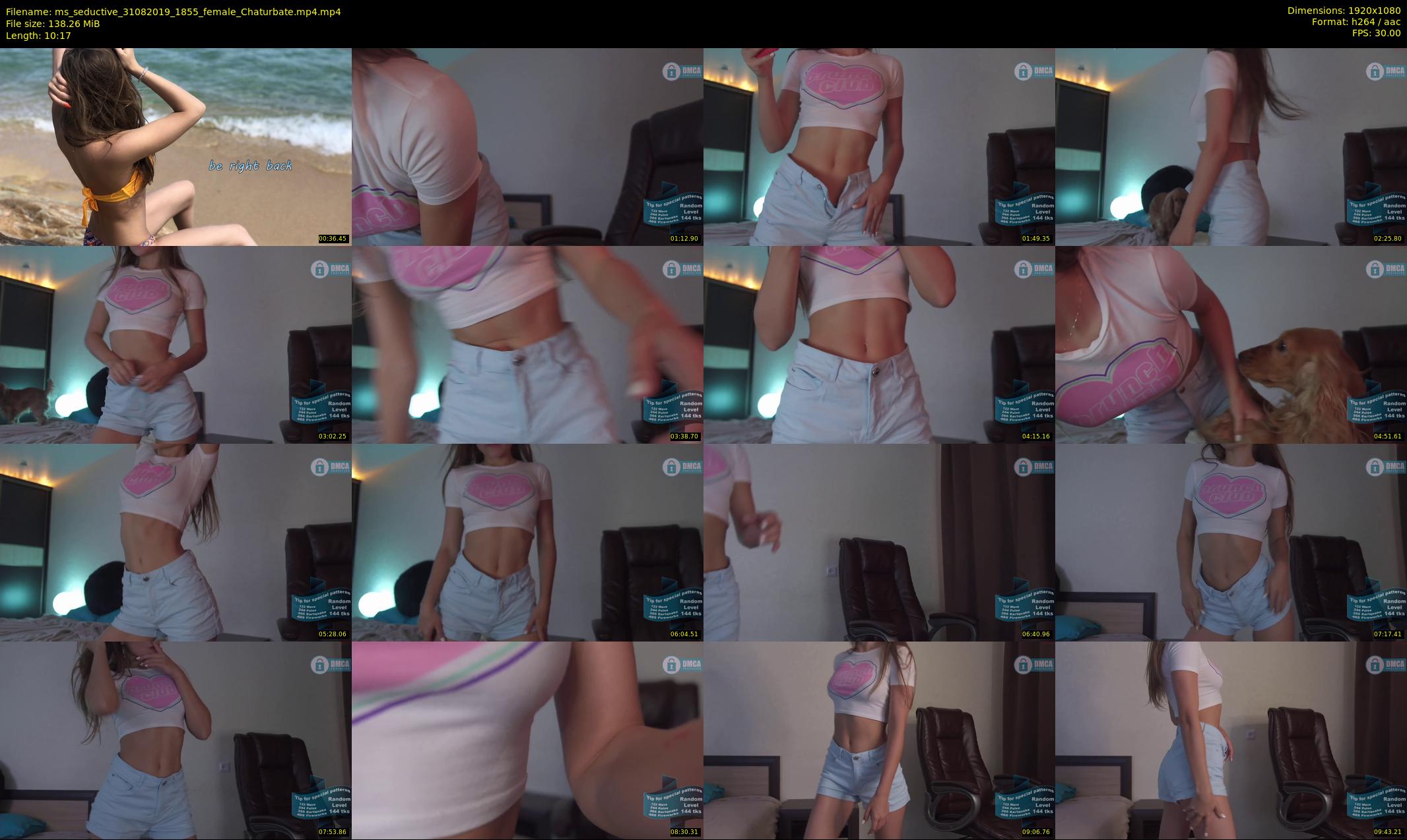 ms_seductive — 11 minute Chaturbate female cam show recording, 1080p, Aug 31, 2019