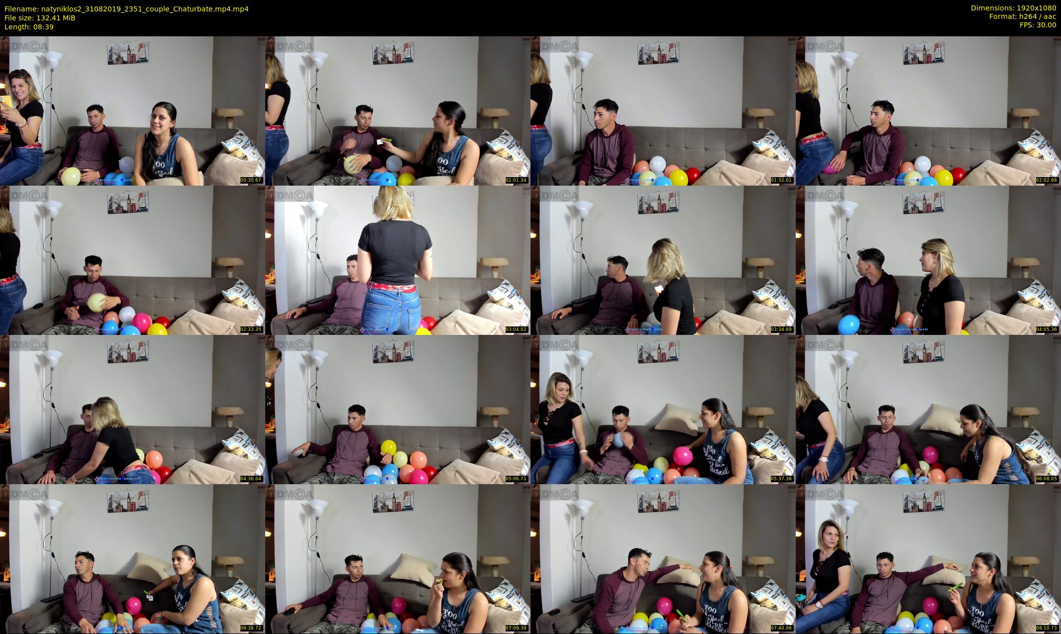 natyniklos2 — 9 minute Chaturbate couple cam show recording, 1080p, Aug 31, 2019