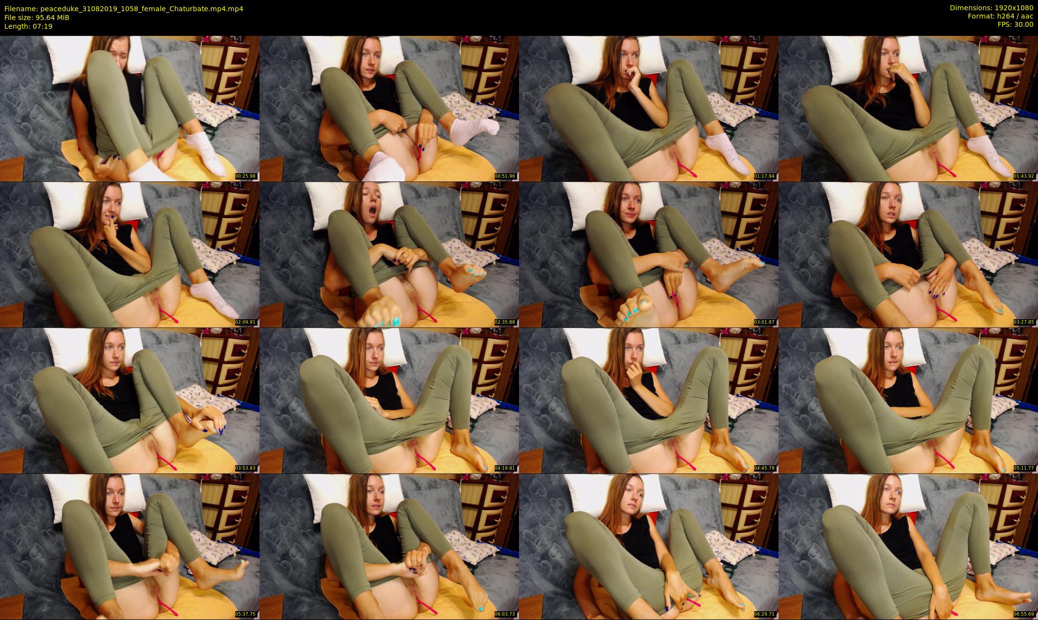 peaceduke — 8 minute Chaturbate female cam show recording, 1080p, Aug 31, 2019