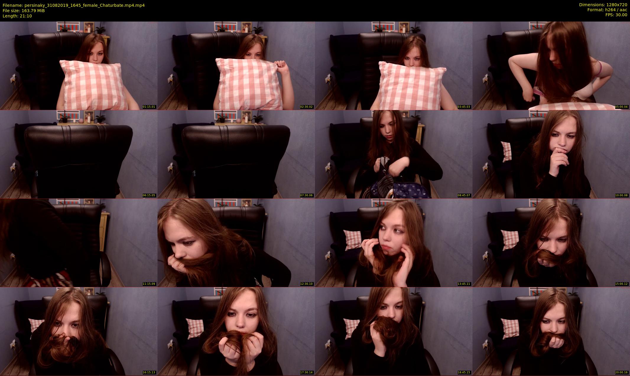 persinaky — 22 minute Chaturbate female cam show recording, 720p, Aug 31, 2019